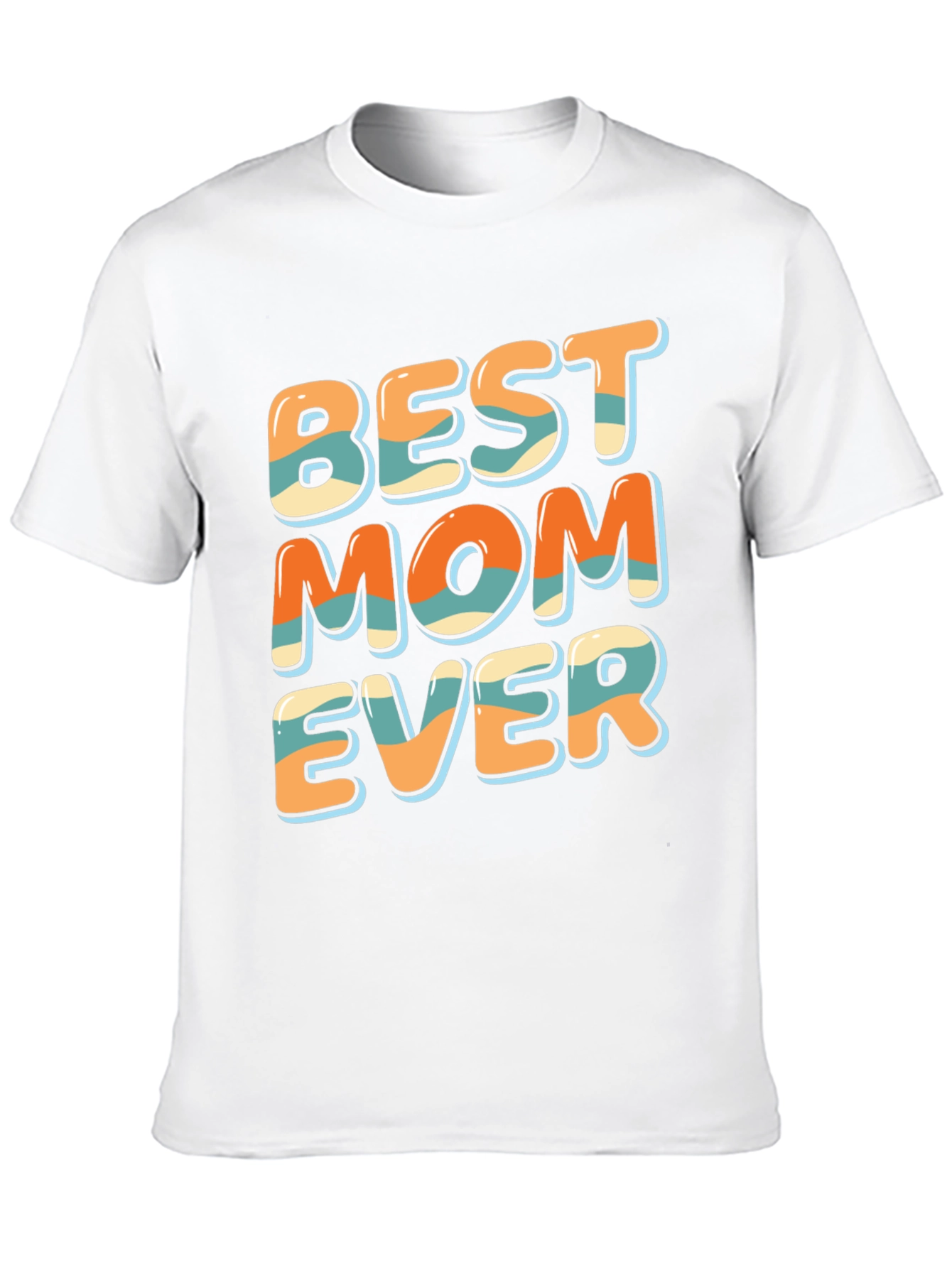 Black Best Mom Ever Graphic T-Shirt - Unisex view 10