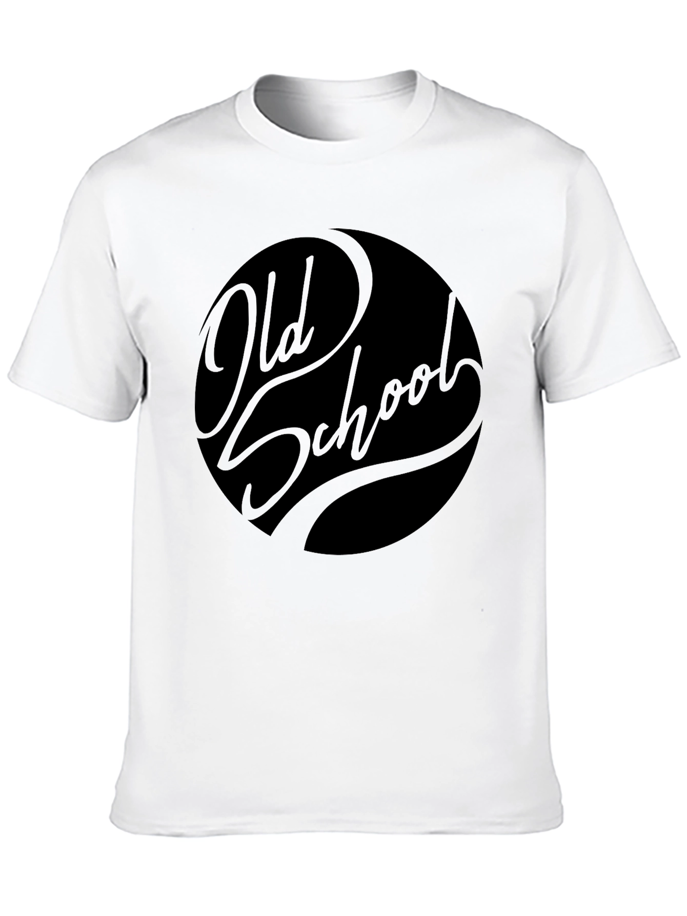Black Old School Graphic Tee - Stylish Black T-Shirt view 10