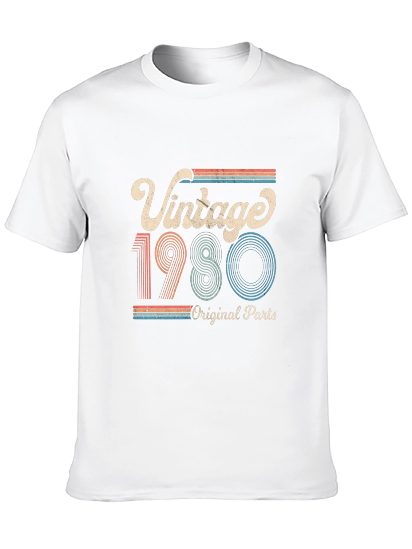 Black Vintage 1980 Original Parts T-Shirt view 10