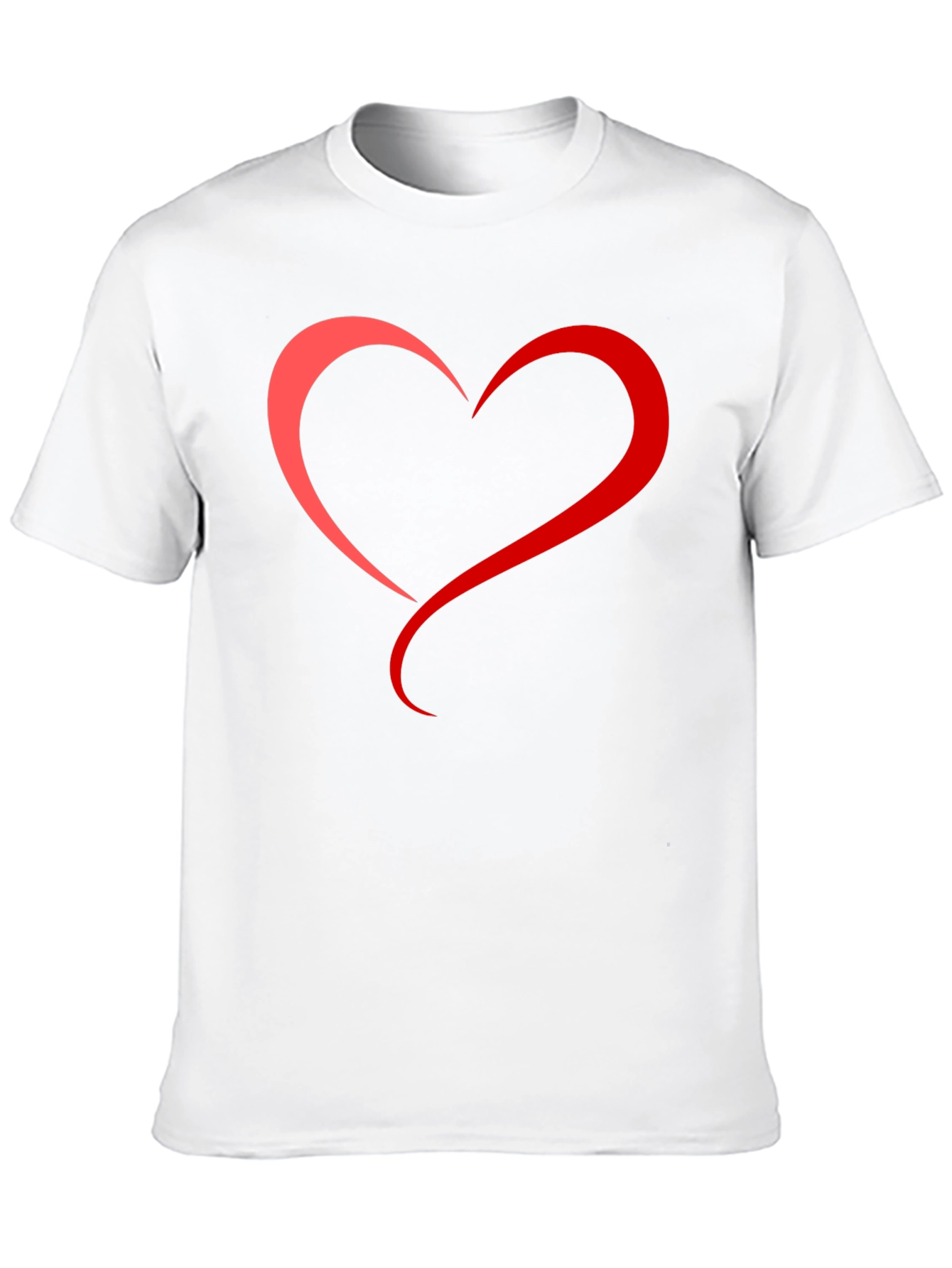 Black Heart Graphic Tee - Men's Black T-Shirt view 10