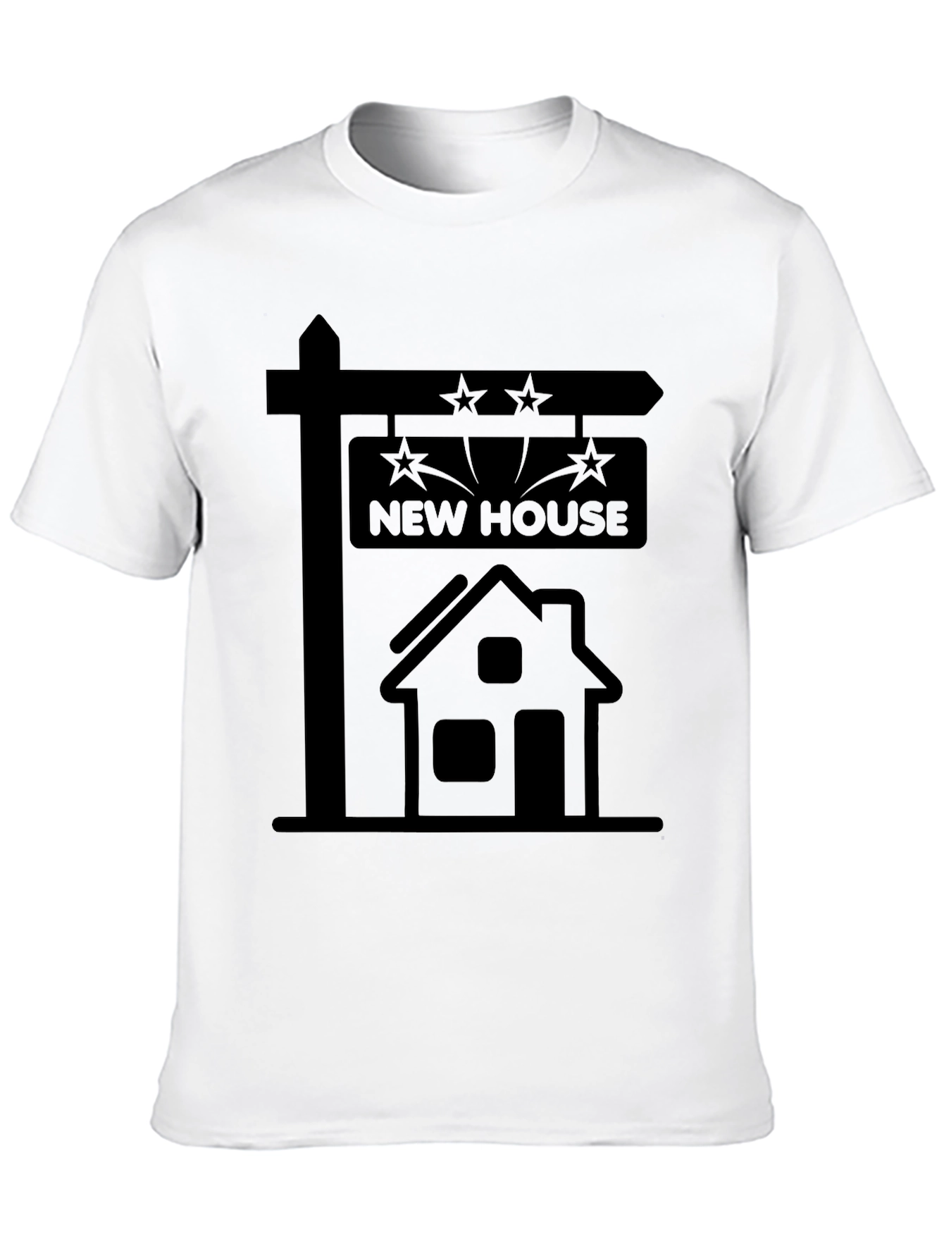 Black New House T-Shirt: Celebrate Your New Home! view 10