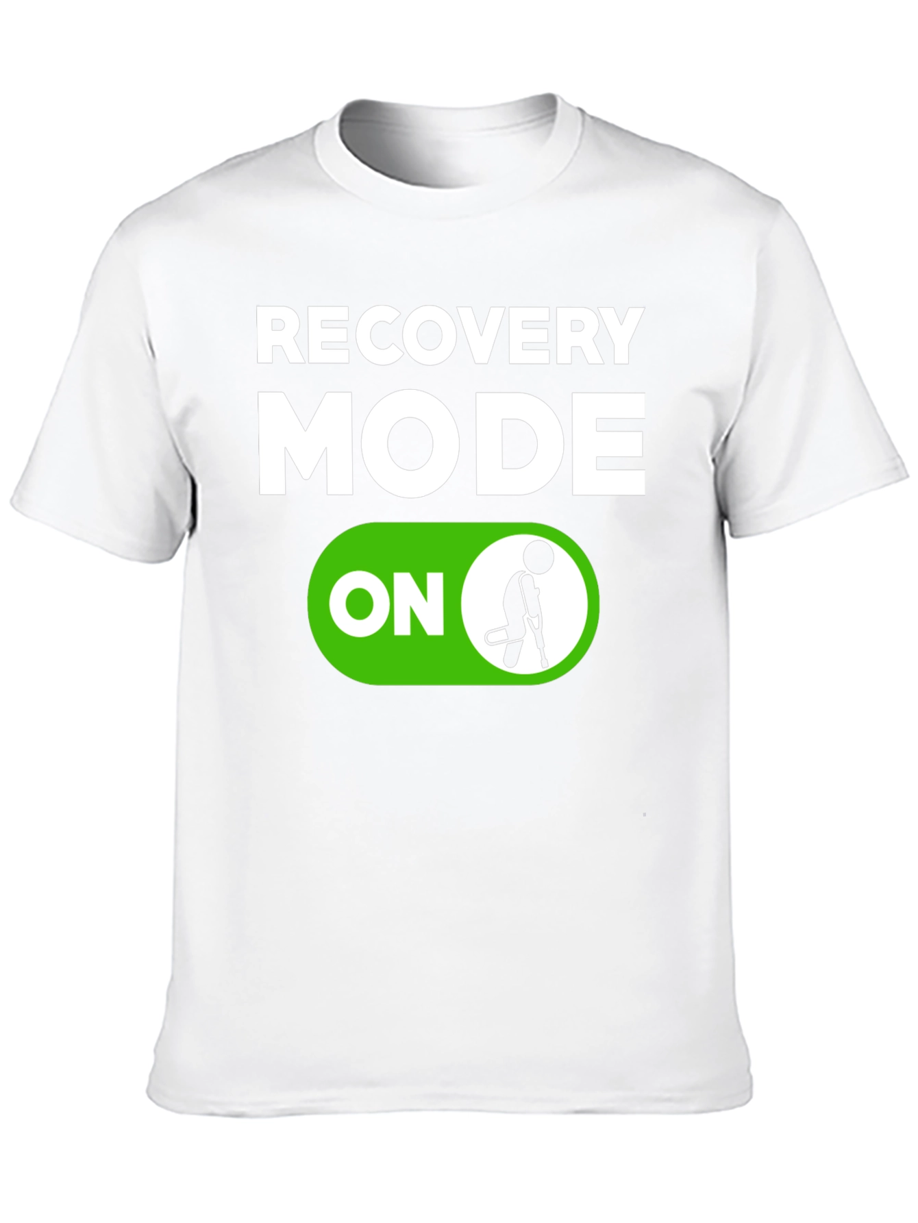Black Recovery Mode ON T-Shirt - Funny Get Well Soon Gift view 10
