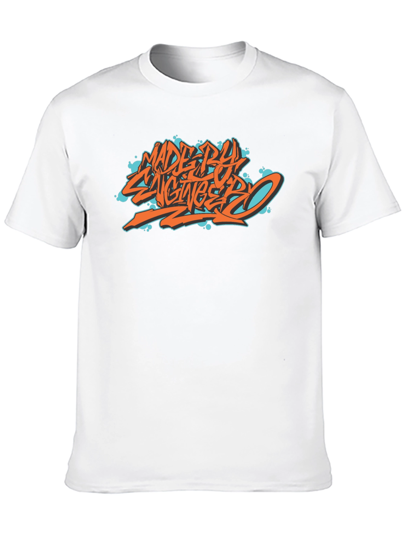 Black Made By Engineers Graphic Tee - Black Cotton Blend view 10