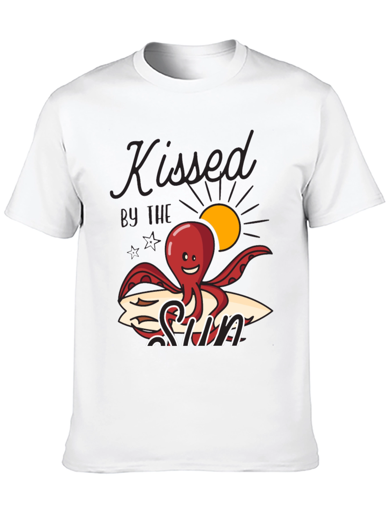 Black Kissed By The Sun Octopus Graphic Tee view 10