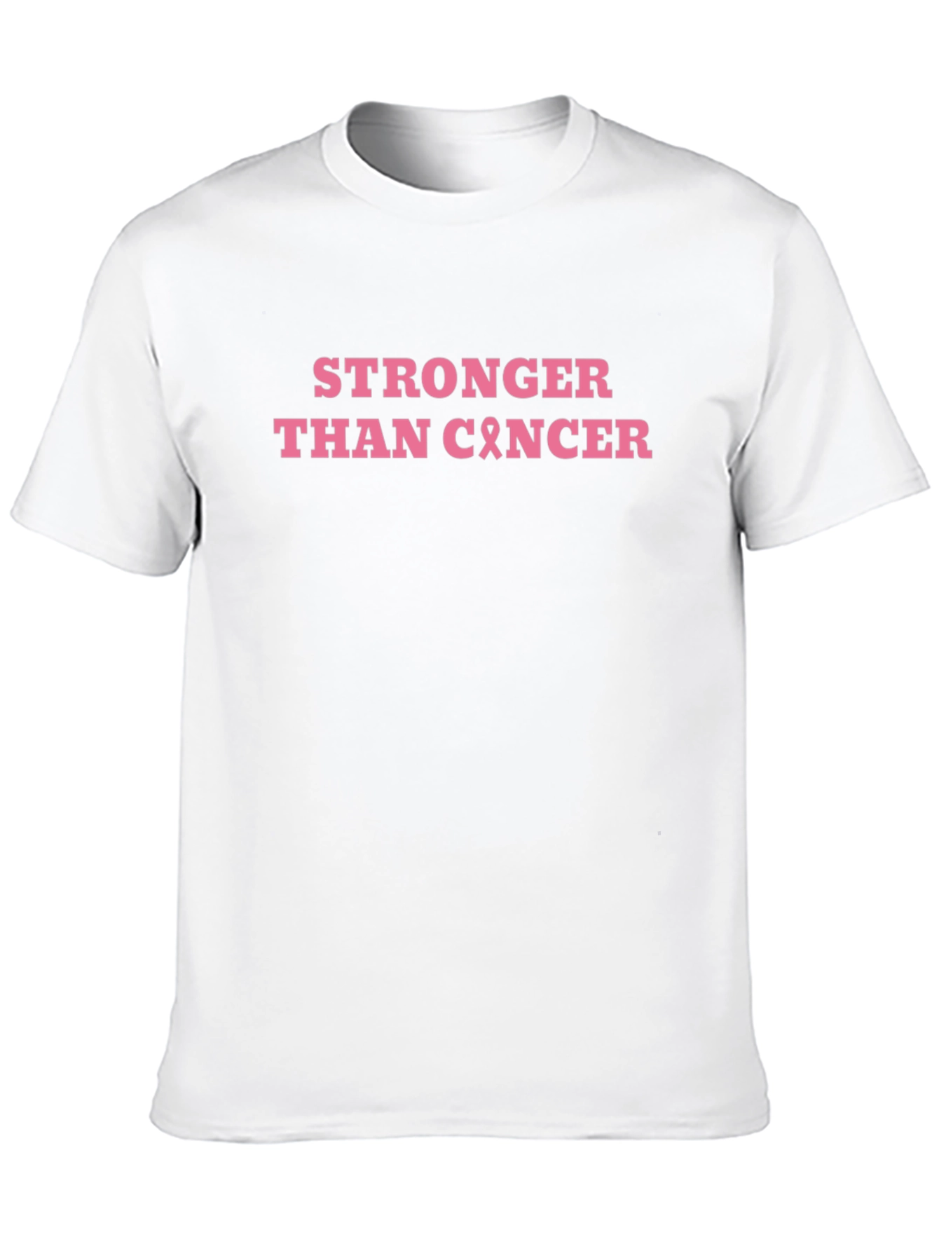 Black Stronger Than Cancer Awareness Tee view 10