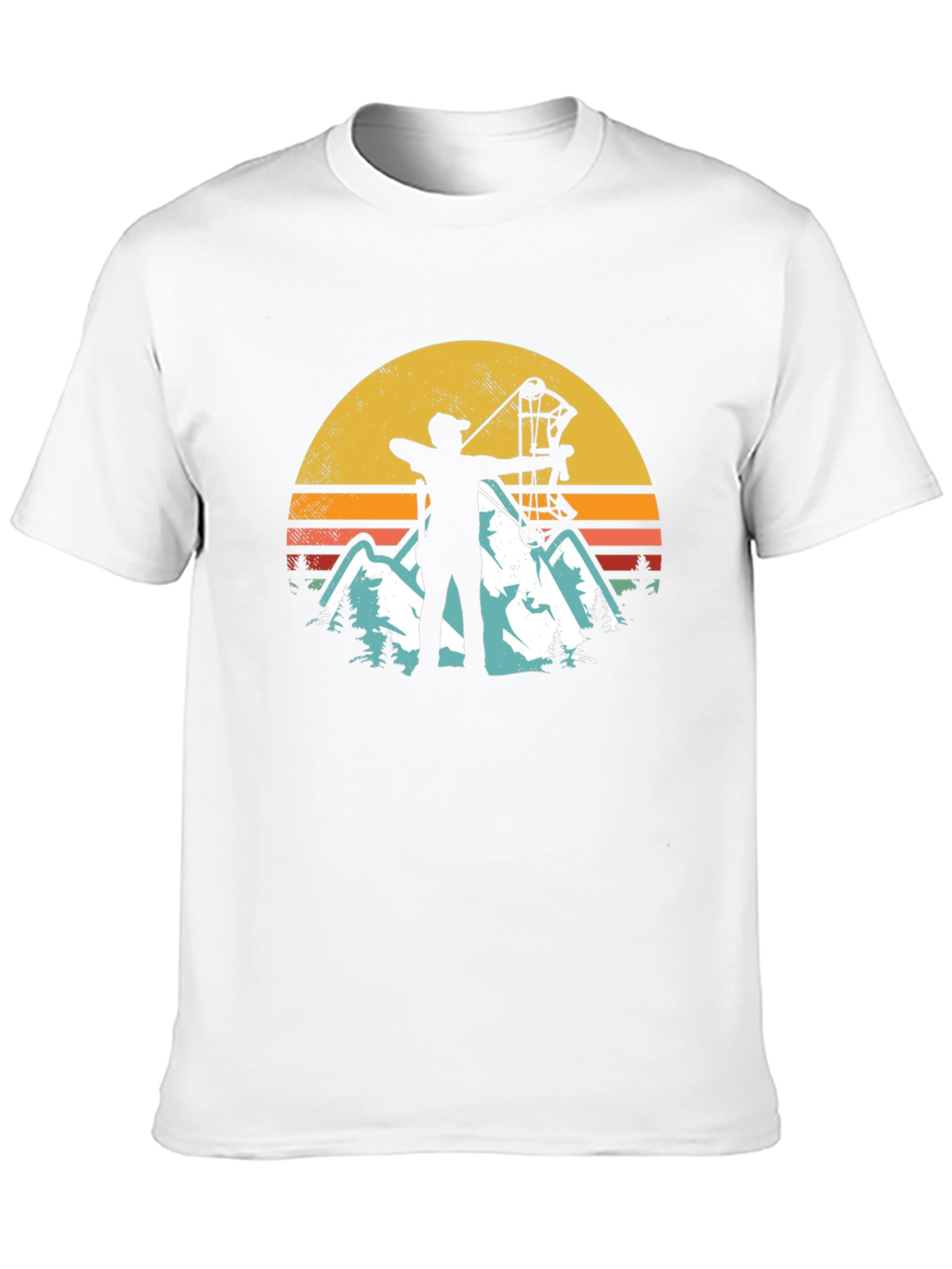 Black Archery Sunset Graphic Tee - Mountain Adventure view 10