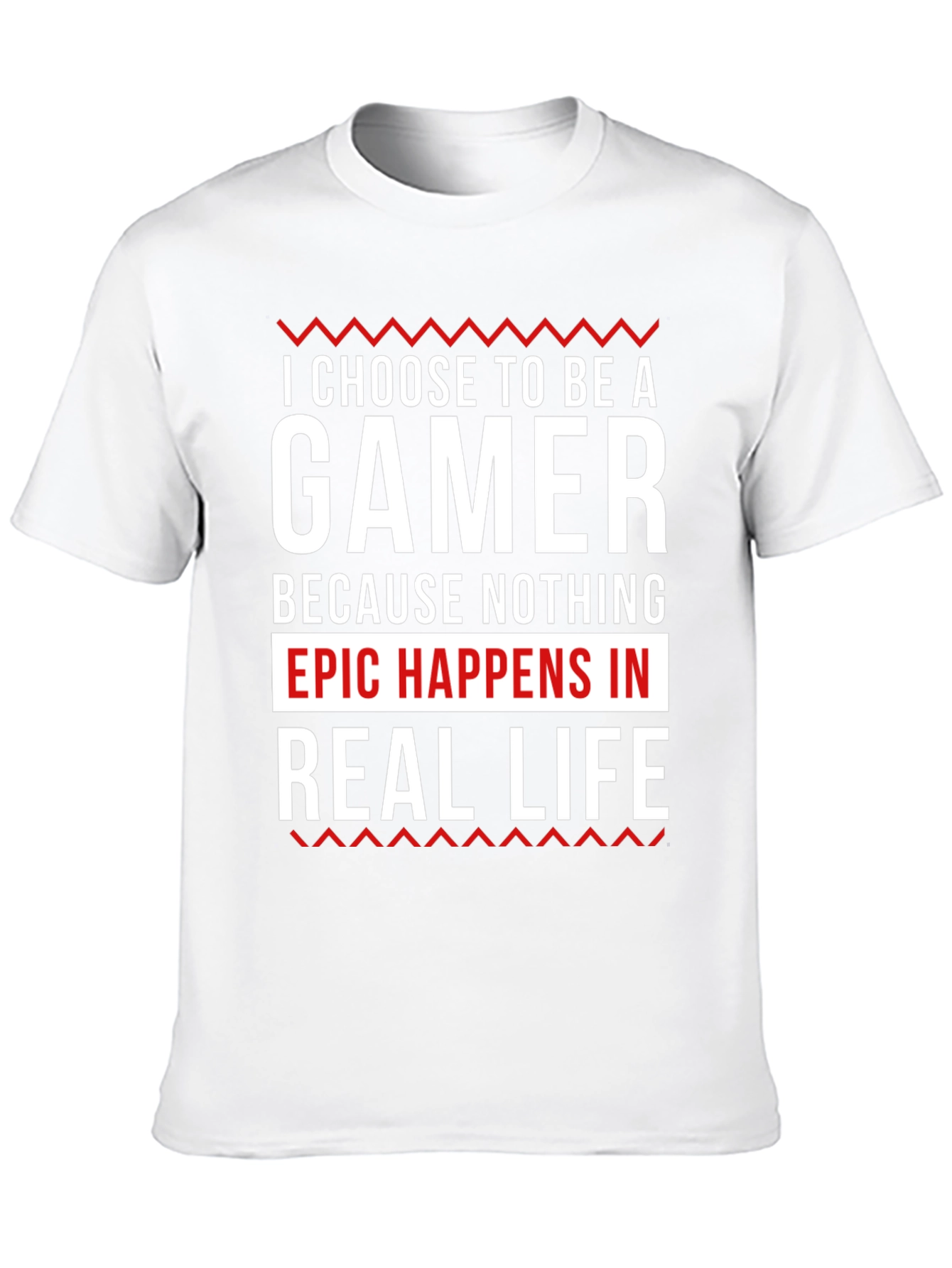 Black Gamer T-Shirt - Epic Happens Here! view 10