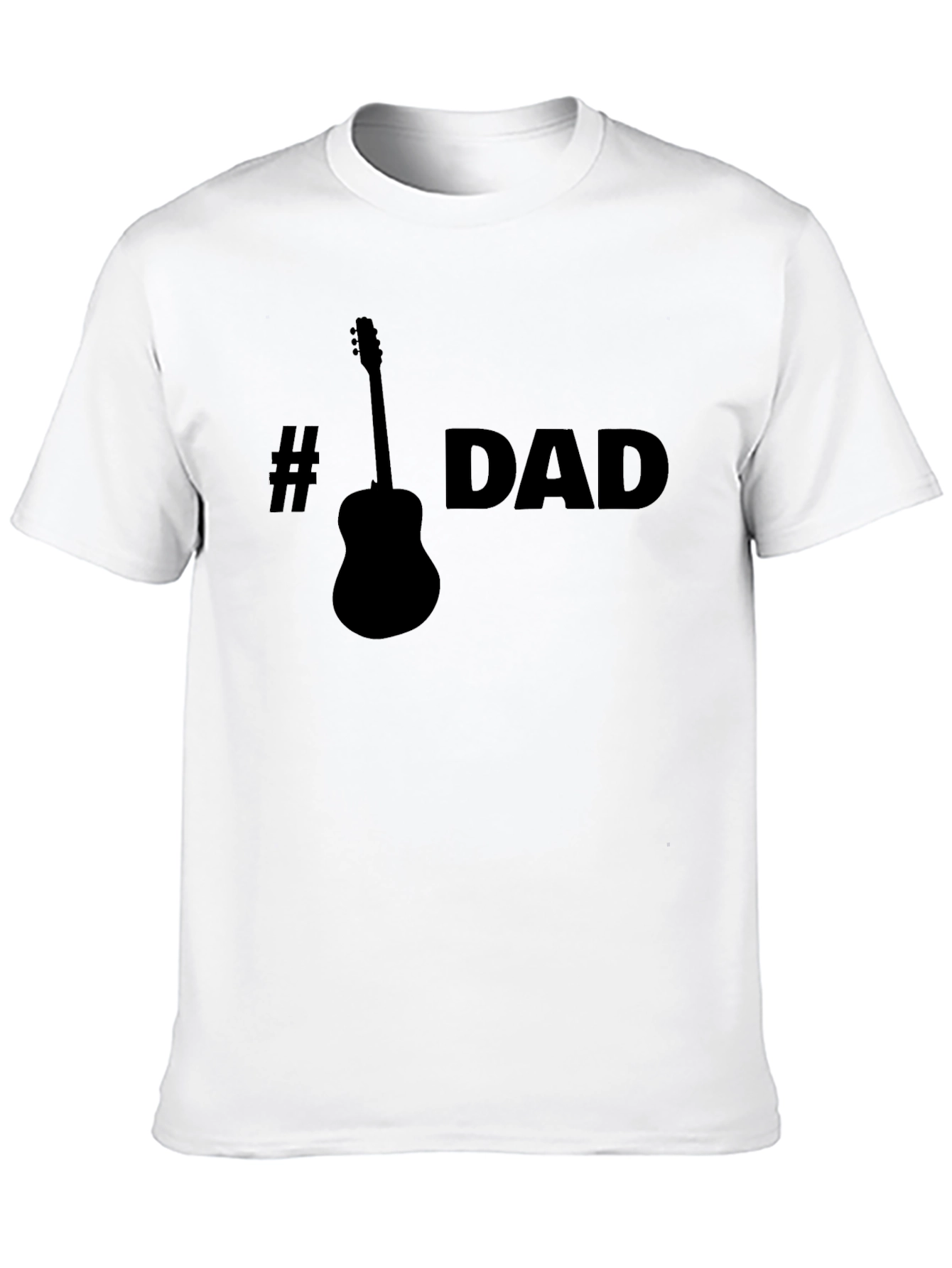 Black #Guitar Dad Graphic T-Shirt - Father's Day Gift view 10
