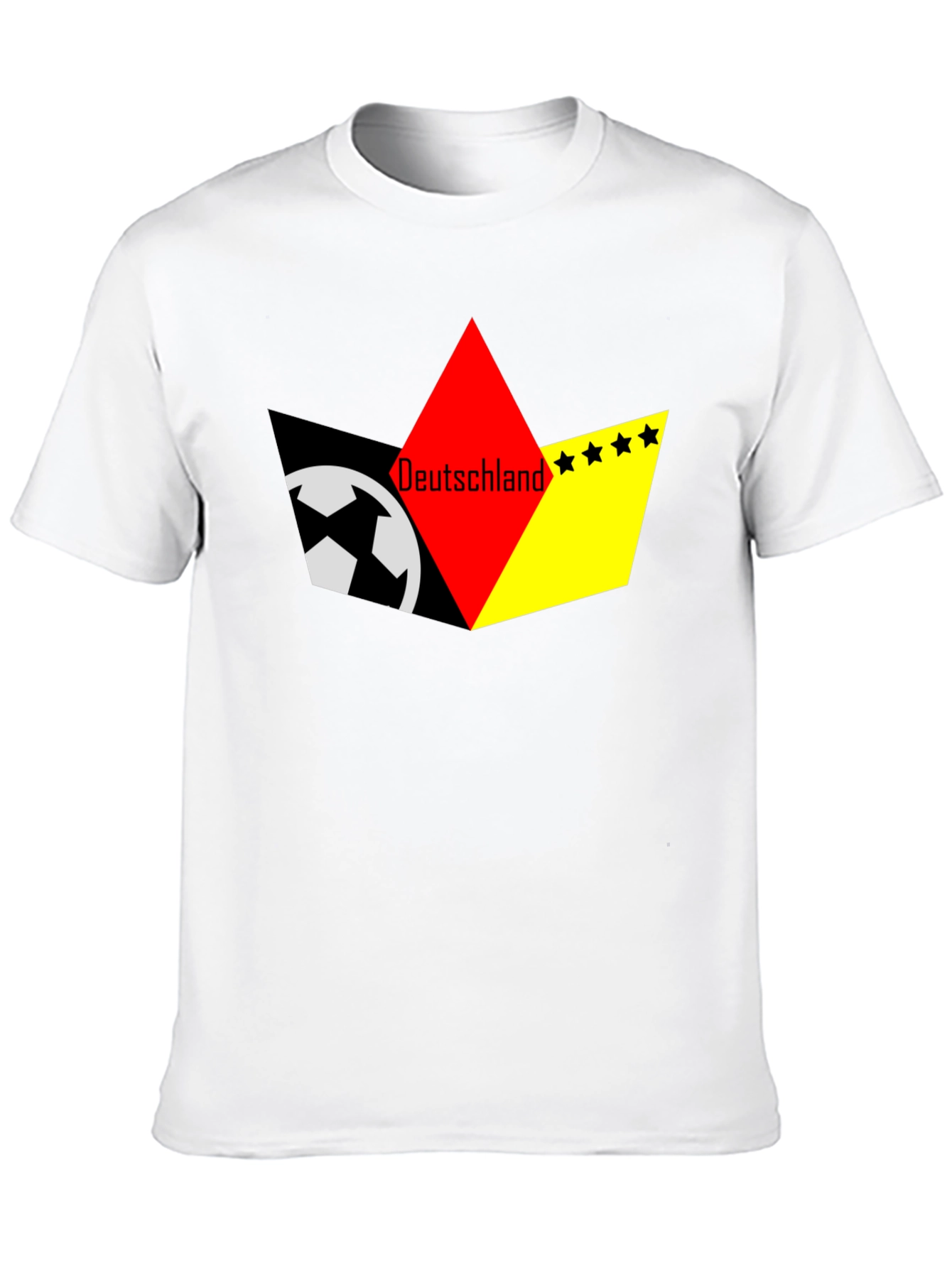 Deutschland Soccer T-Shirt - Black - 10
