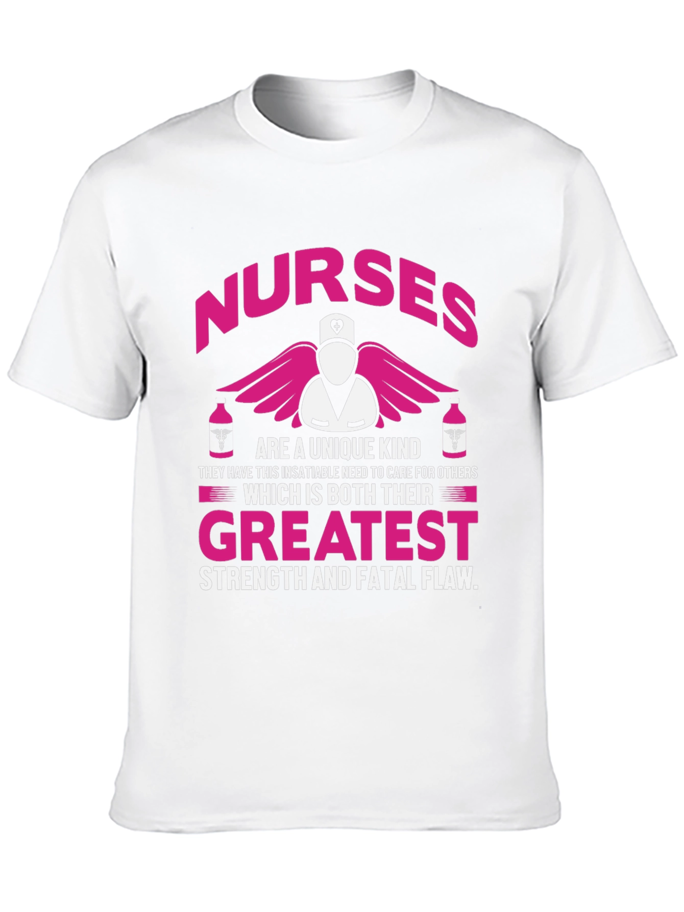Black Nurses Unique Kind T-Shirt - Pink Graphic Tee view 10
