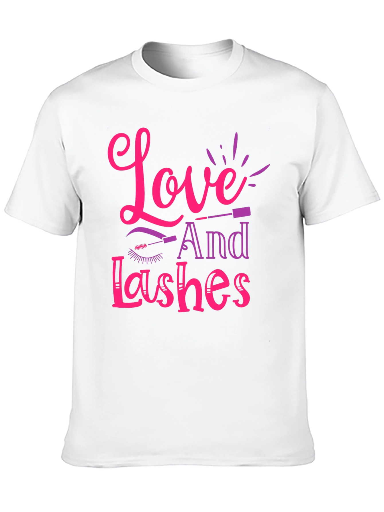 Black Love and Lashes Graphic Tee view 10