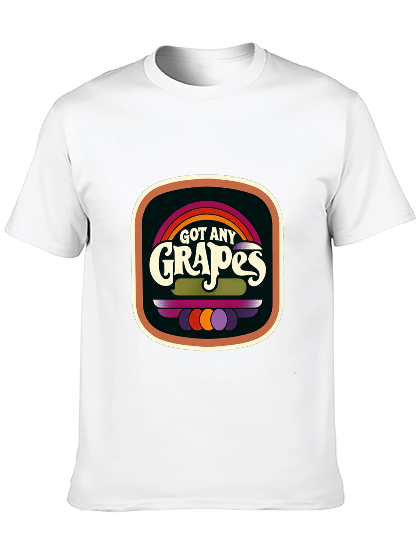 Black Got Any Grapes T-Shirt - Retro Graphic Tee view 10