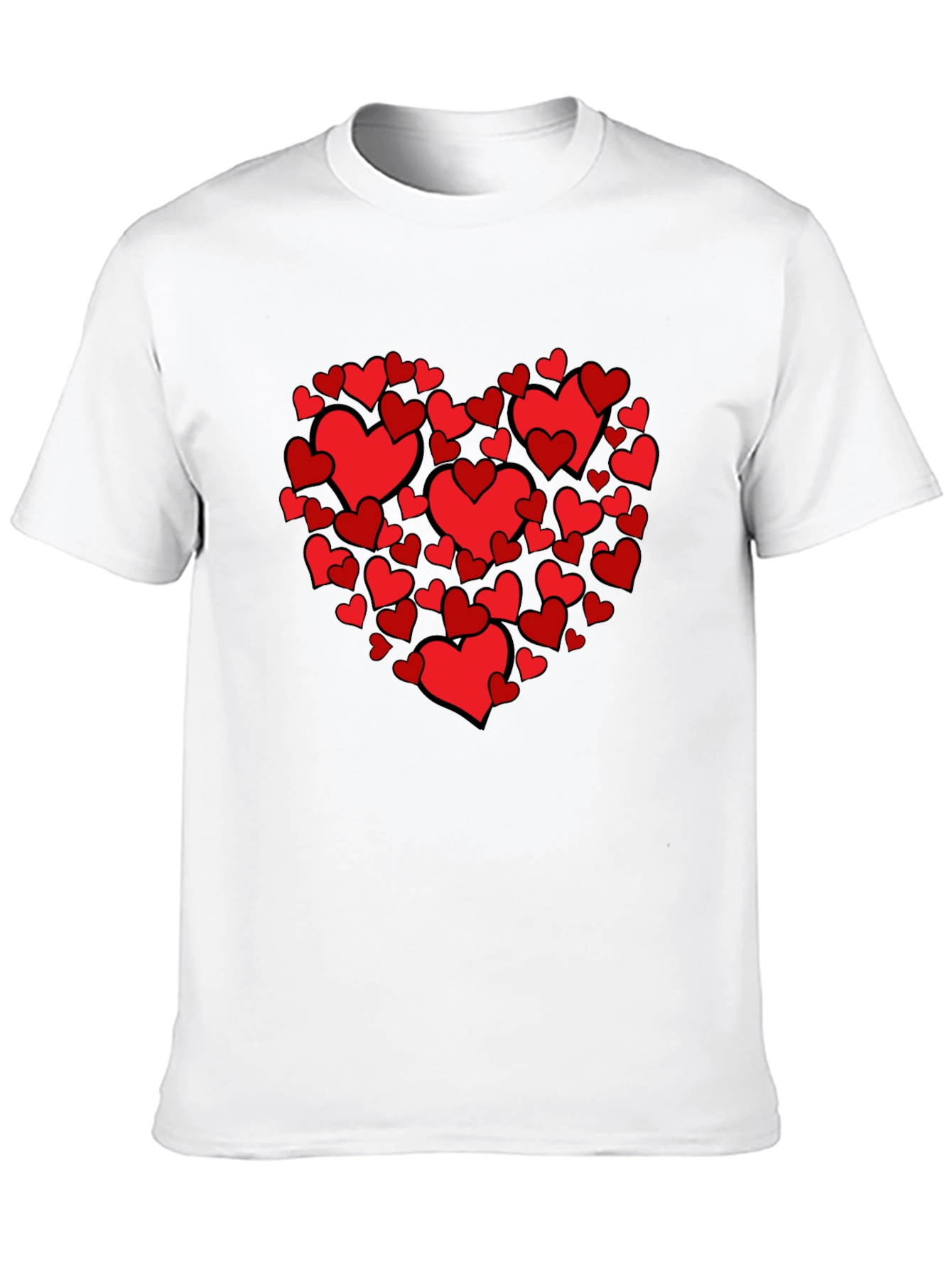 Black Heart Full of Love T-Shirt view 10