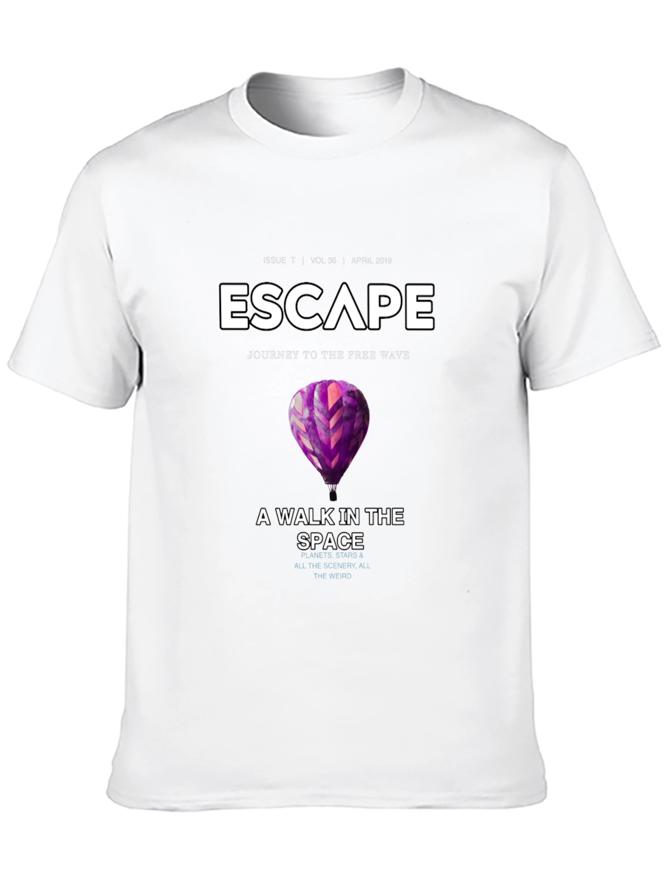 Black Escape Black Graphic T-Shirt view 10