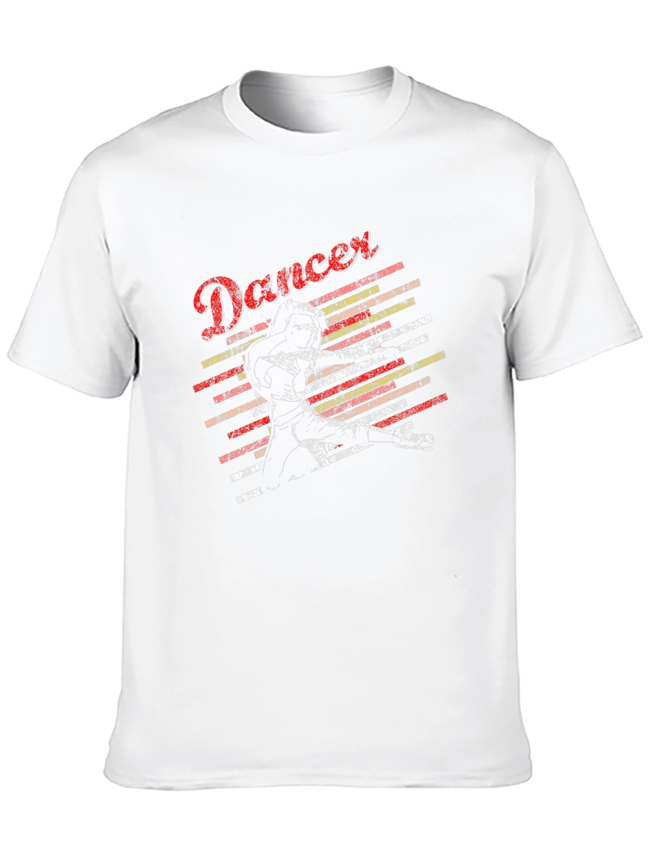 Black Dancer Graphic Tee - Men's Black Cotton T-Shirt view 10