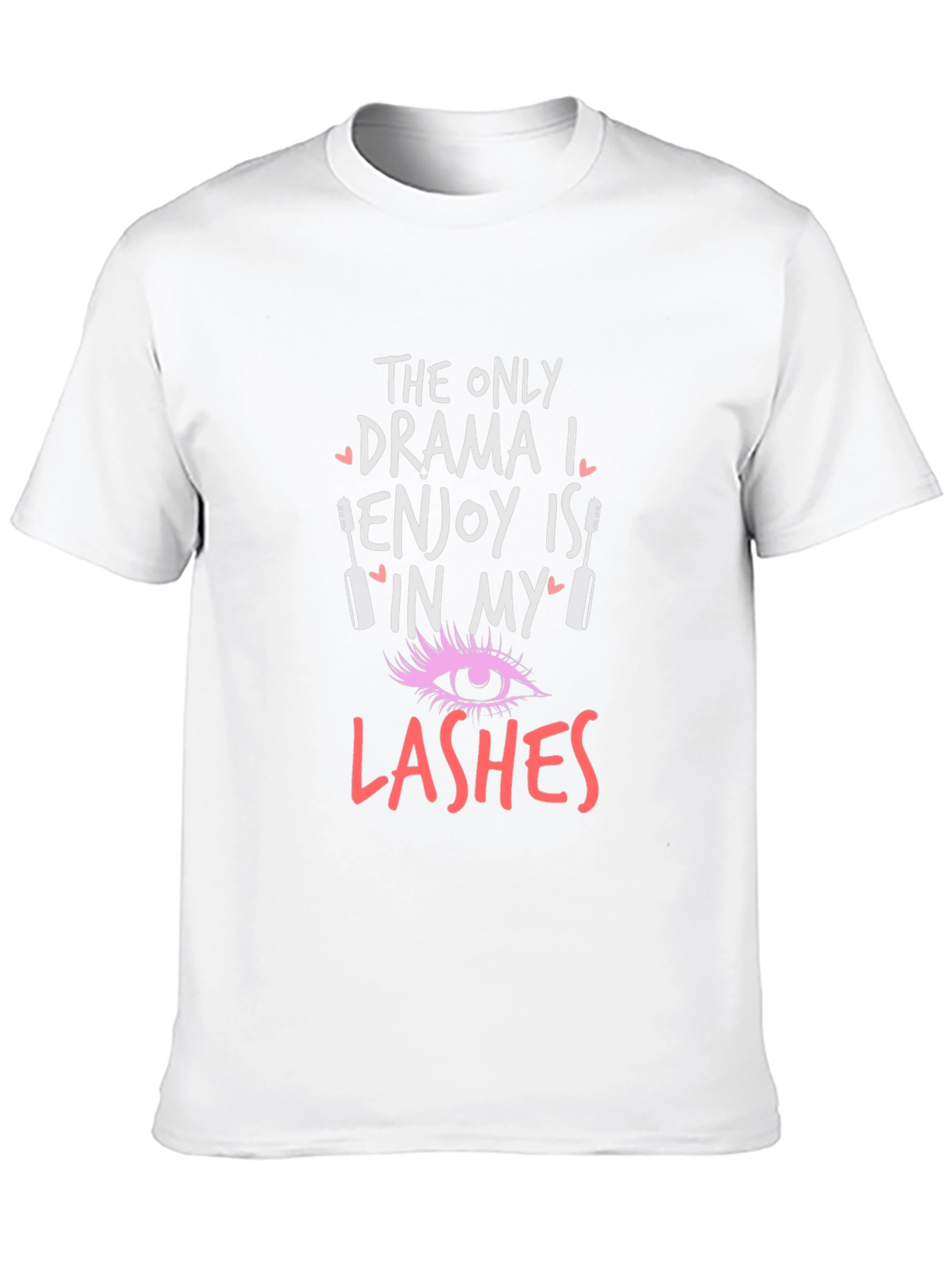 Black Drama Lashes Graphic Tee - Stylish & Comfy Cotton T-Shirt view 10