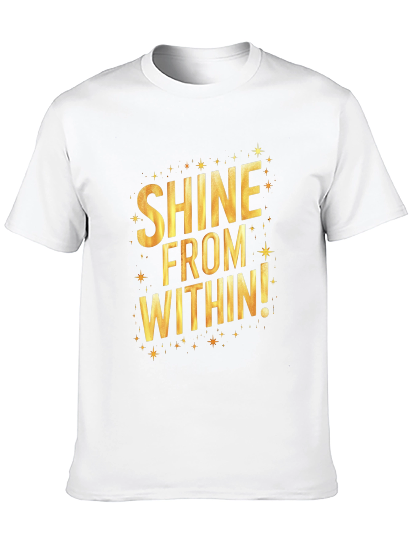 Black Shine From Within Graphic Tee - Black view 10