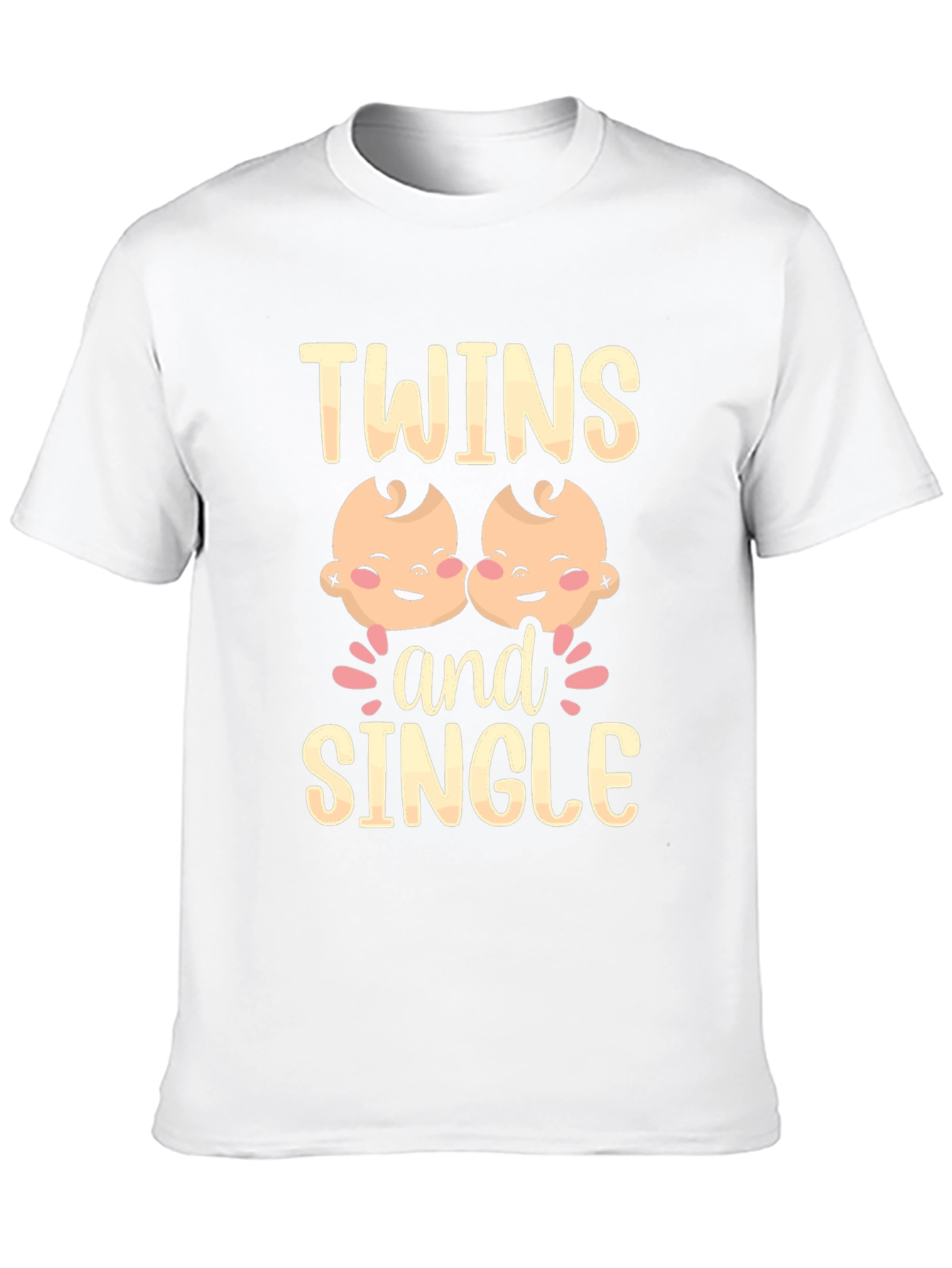 Black Twins and Single Funny Graphic Tee view 10