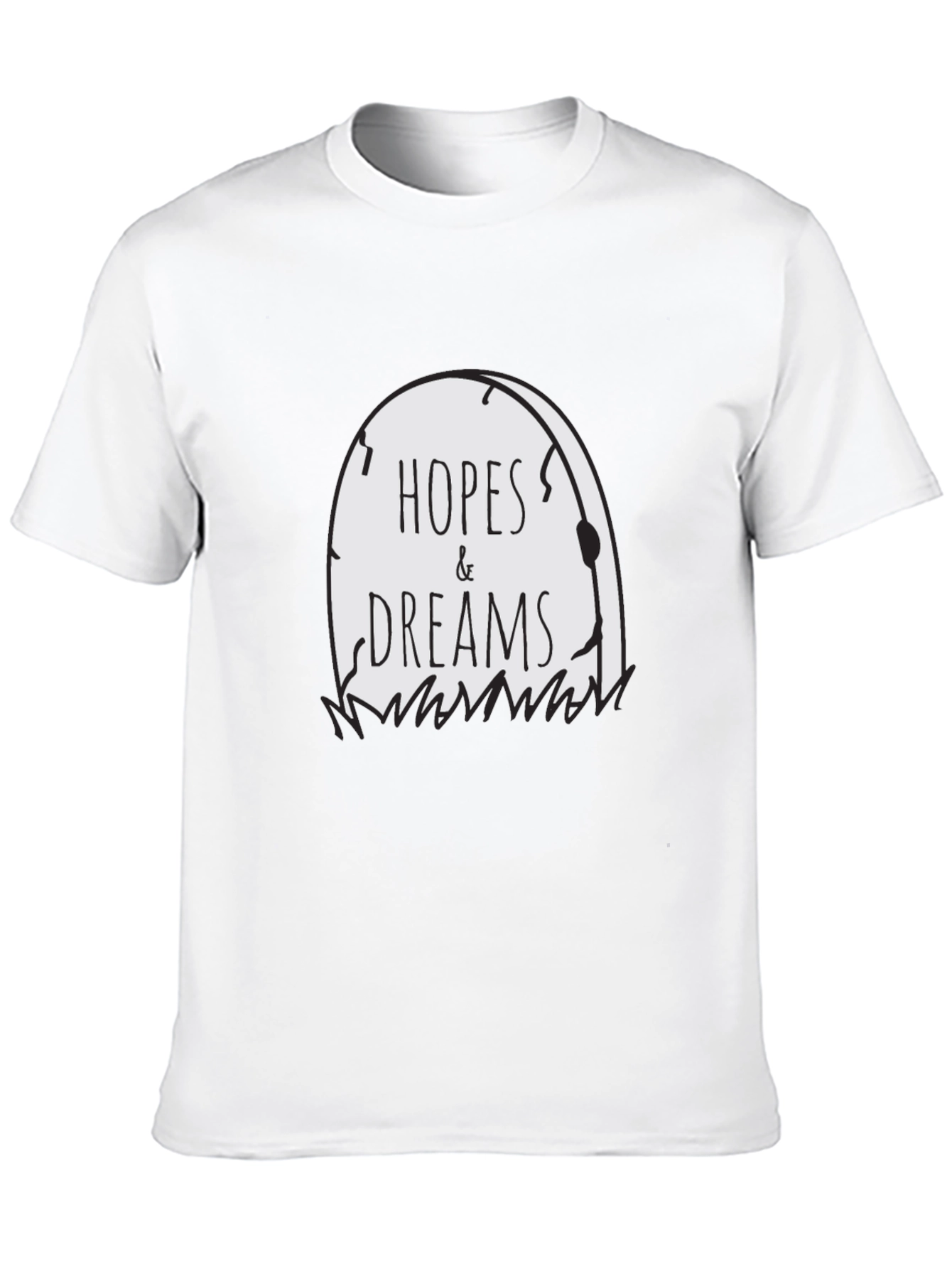 Black Hopes & Dreams Tombstone Graphic Tee - Black view 10