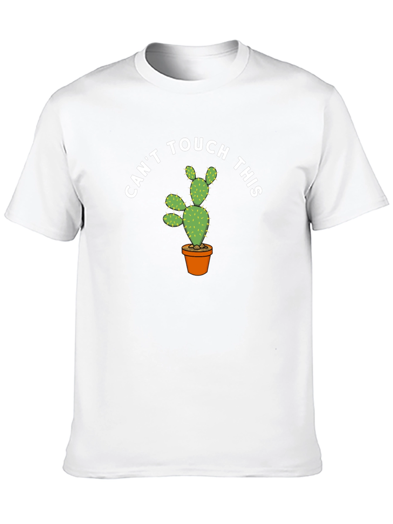 Black Funny Cactus Graphic T-Shirt - Can't Touch This view 10