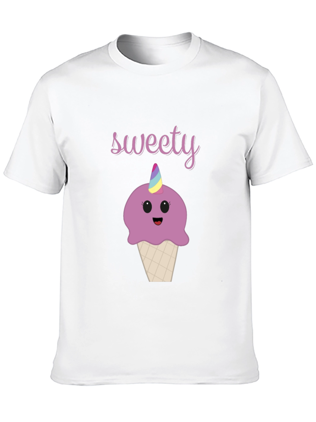 Black Sweet Unicorn Cupcake T-Shirt - Fun Graphic Tee view 10