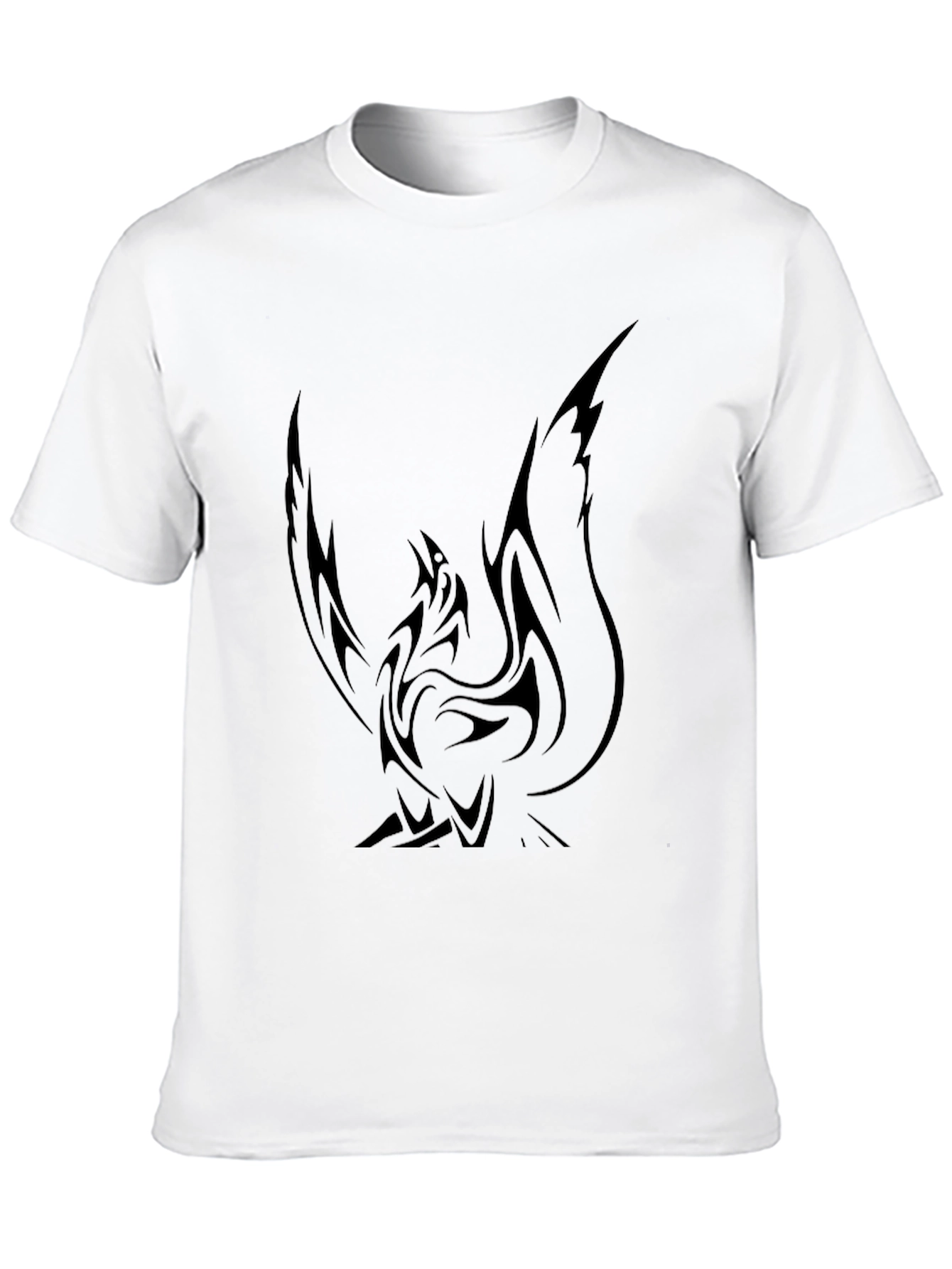 Black Phoenix Graphic Tee - Black T-Shirt for Men view 10