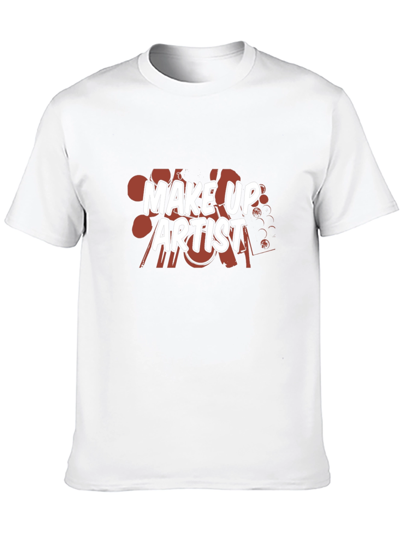 Black Make Up Artist Graphic T-Shirt - Black view 10