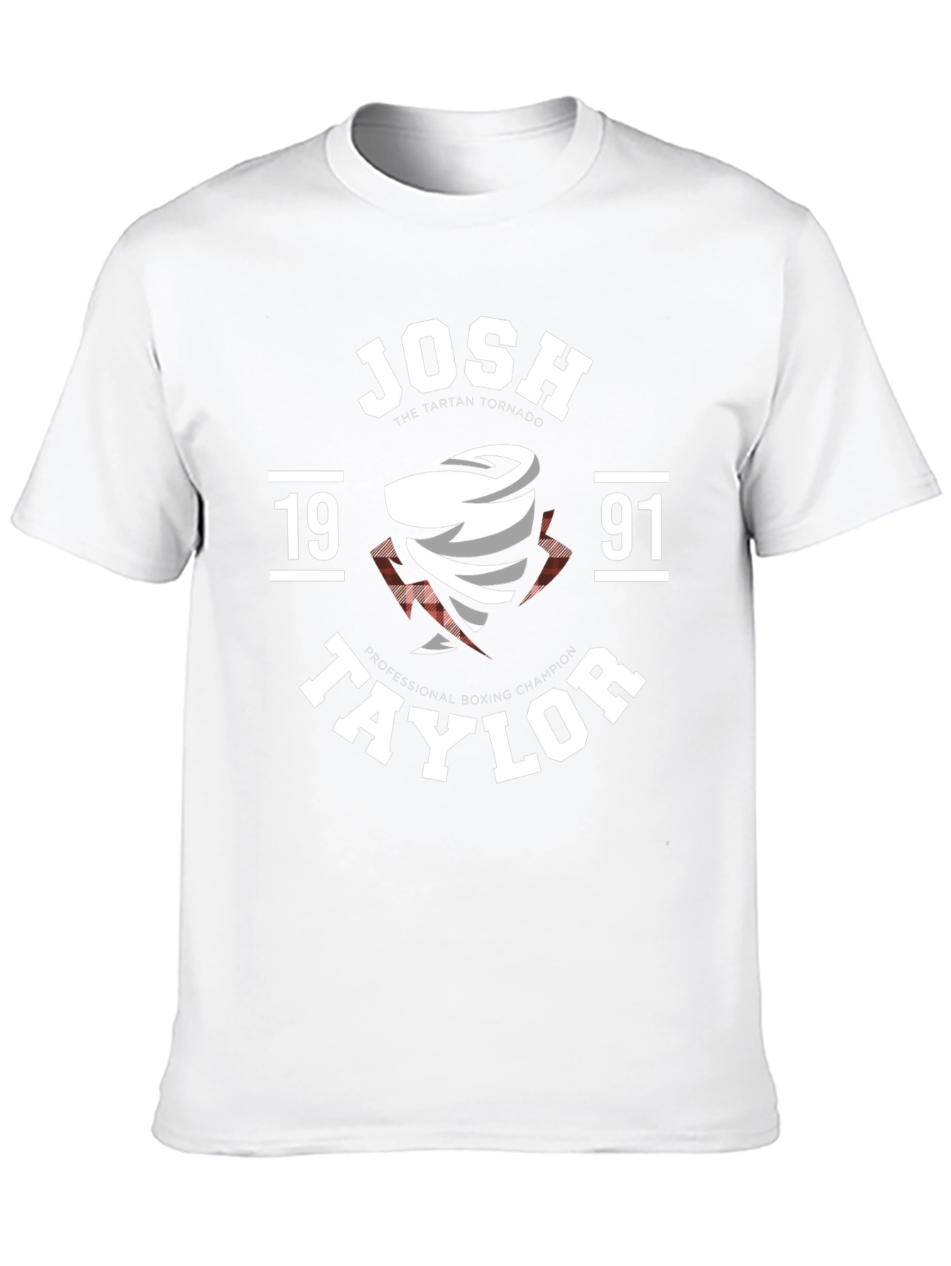 Black Josh Taylor Tartan Tornado T-Shirt view 10