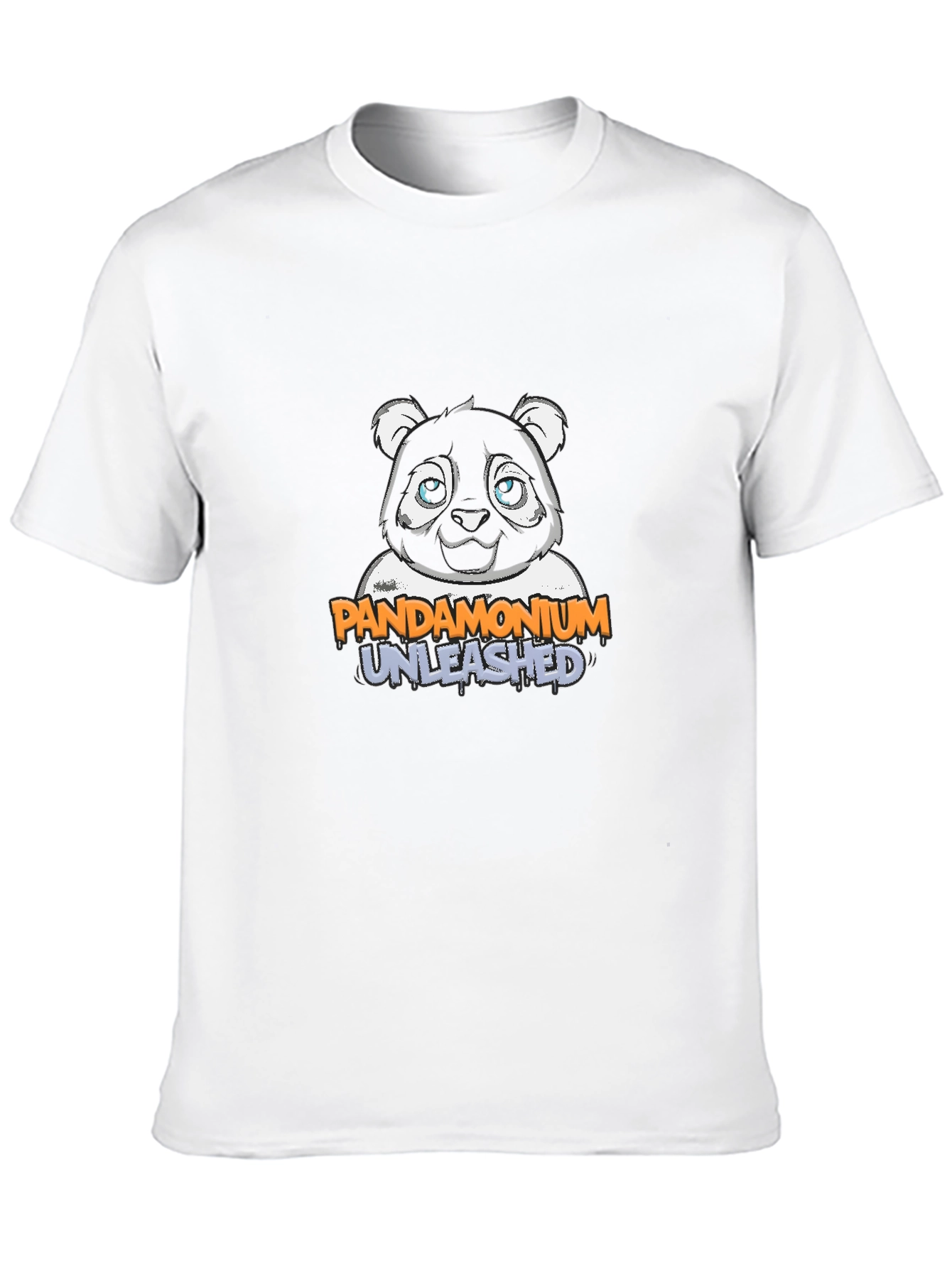 Black Pandamonium Unleashed Graphic Tee - Black Cotton Blend view 10