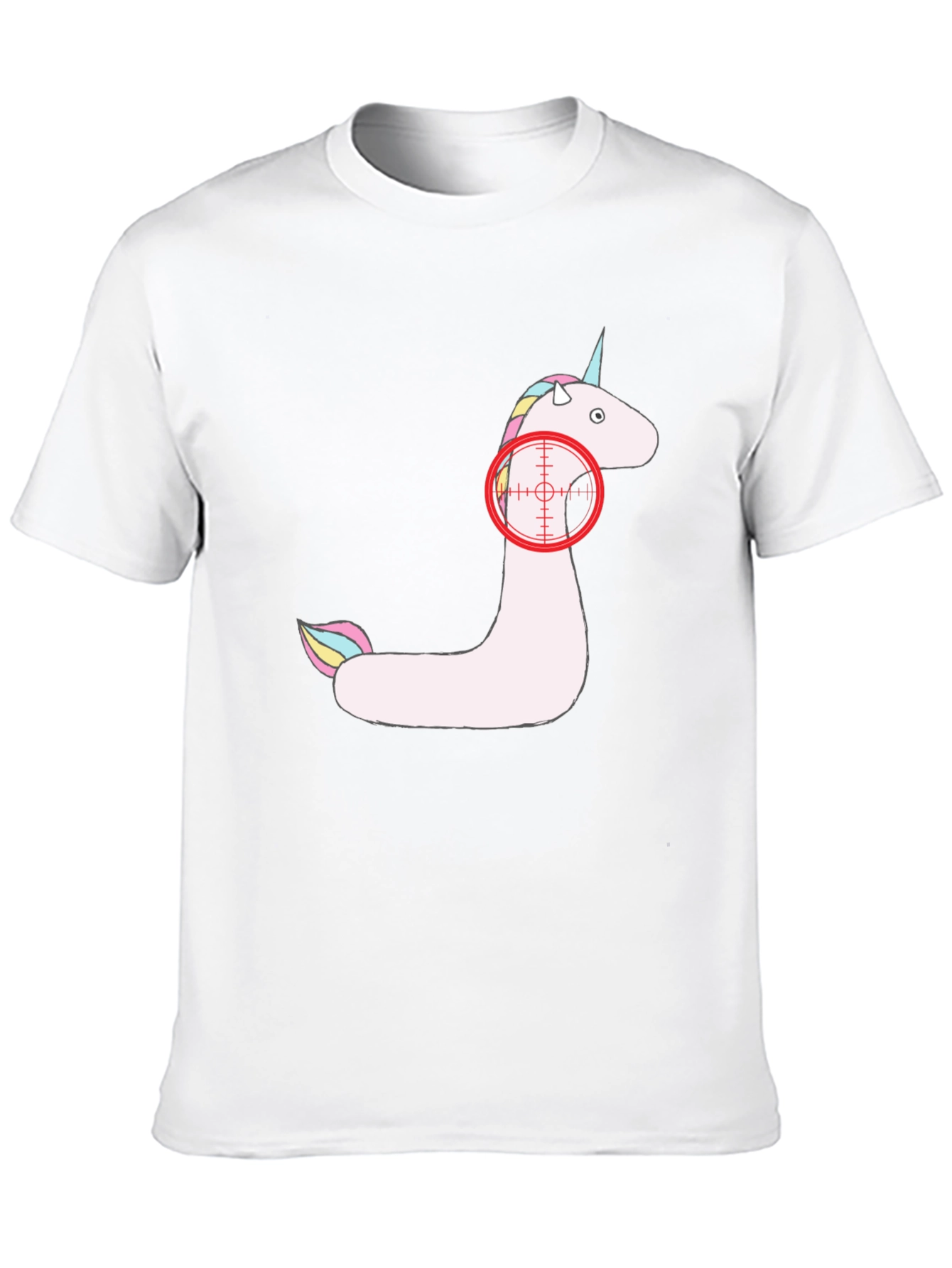 Black Unicorn In Sight Tee - Funny Novelty Shirt view 10