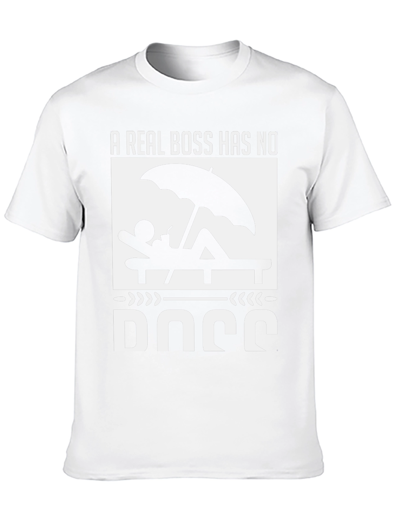 Black A Real Boss Graphic T-Shirt - Vacation Mode view 10