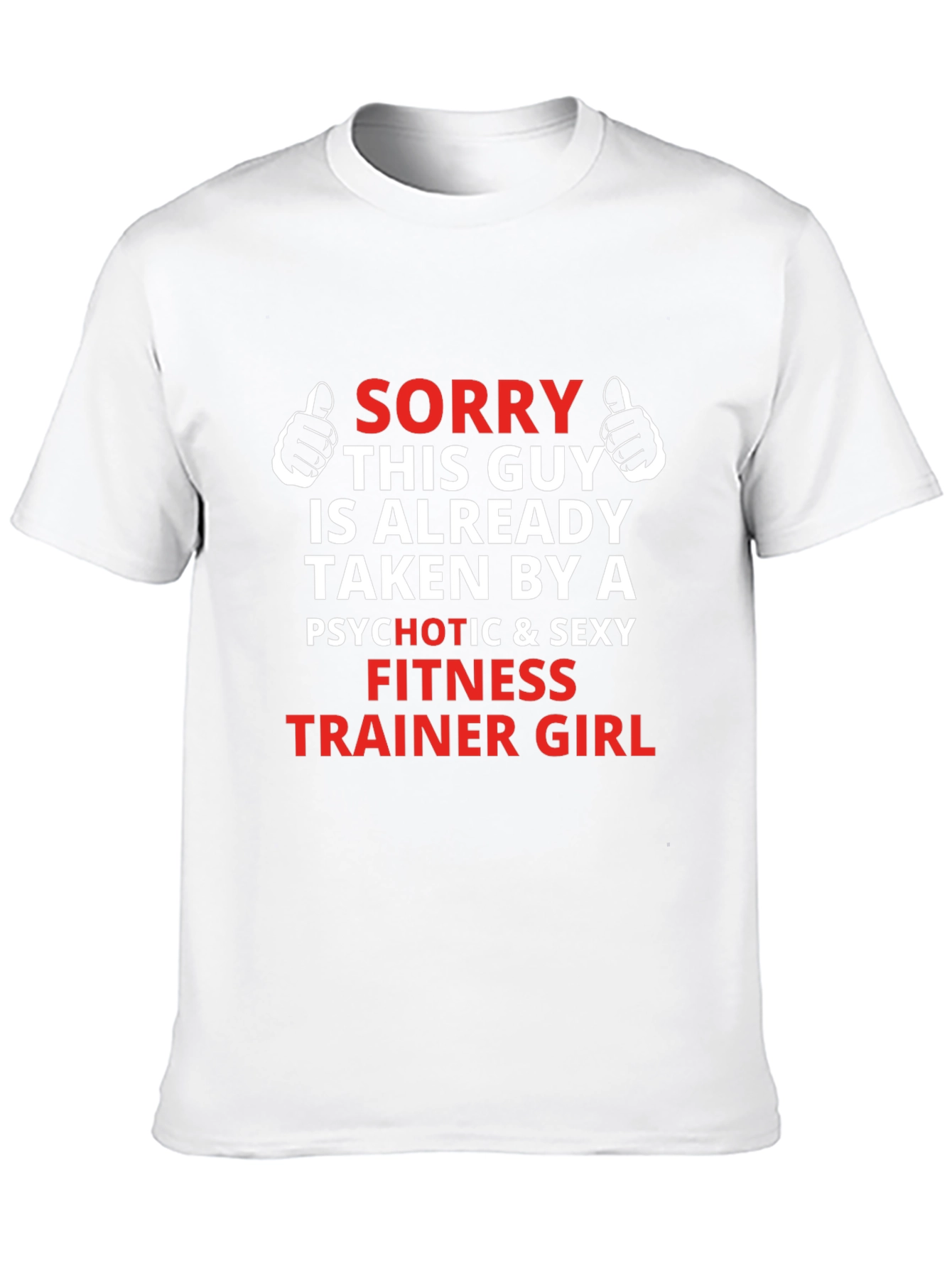 Black Funny "Taken By" Fitness Trainer T-Shirt view 10