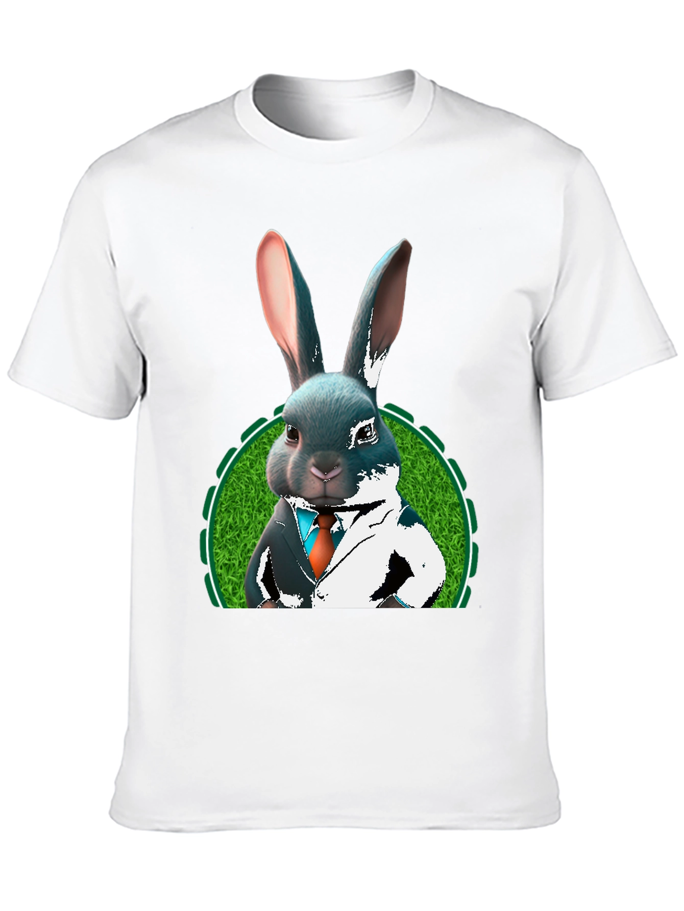 Black Sophisticated Rabbit T-Shirt - Black view 10