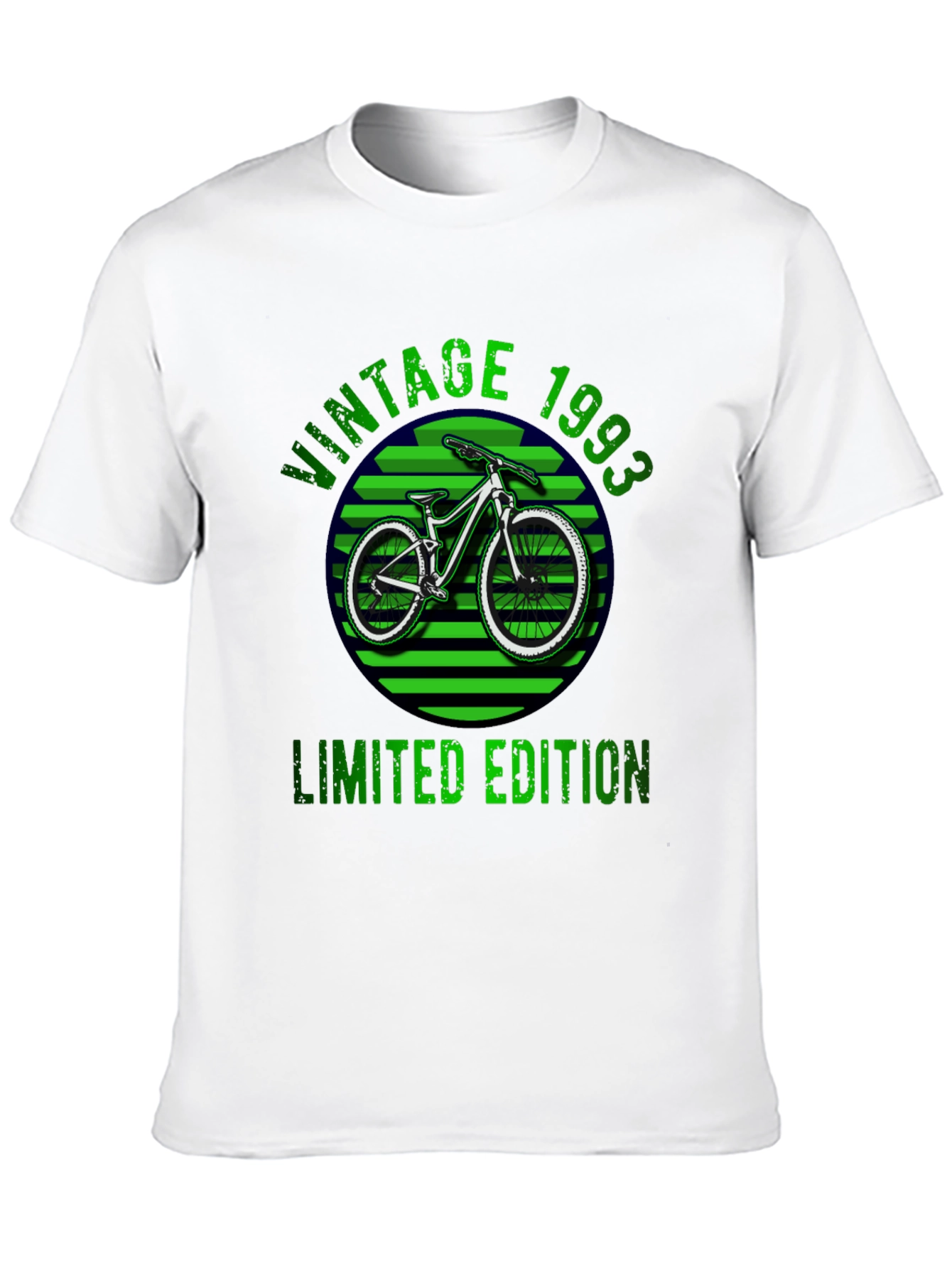 Black Vintage 1993 Limited Edition Bicycle Graphic T-Shirt view 10