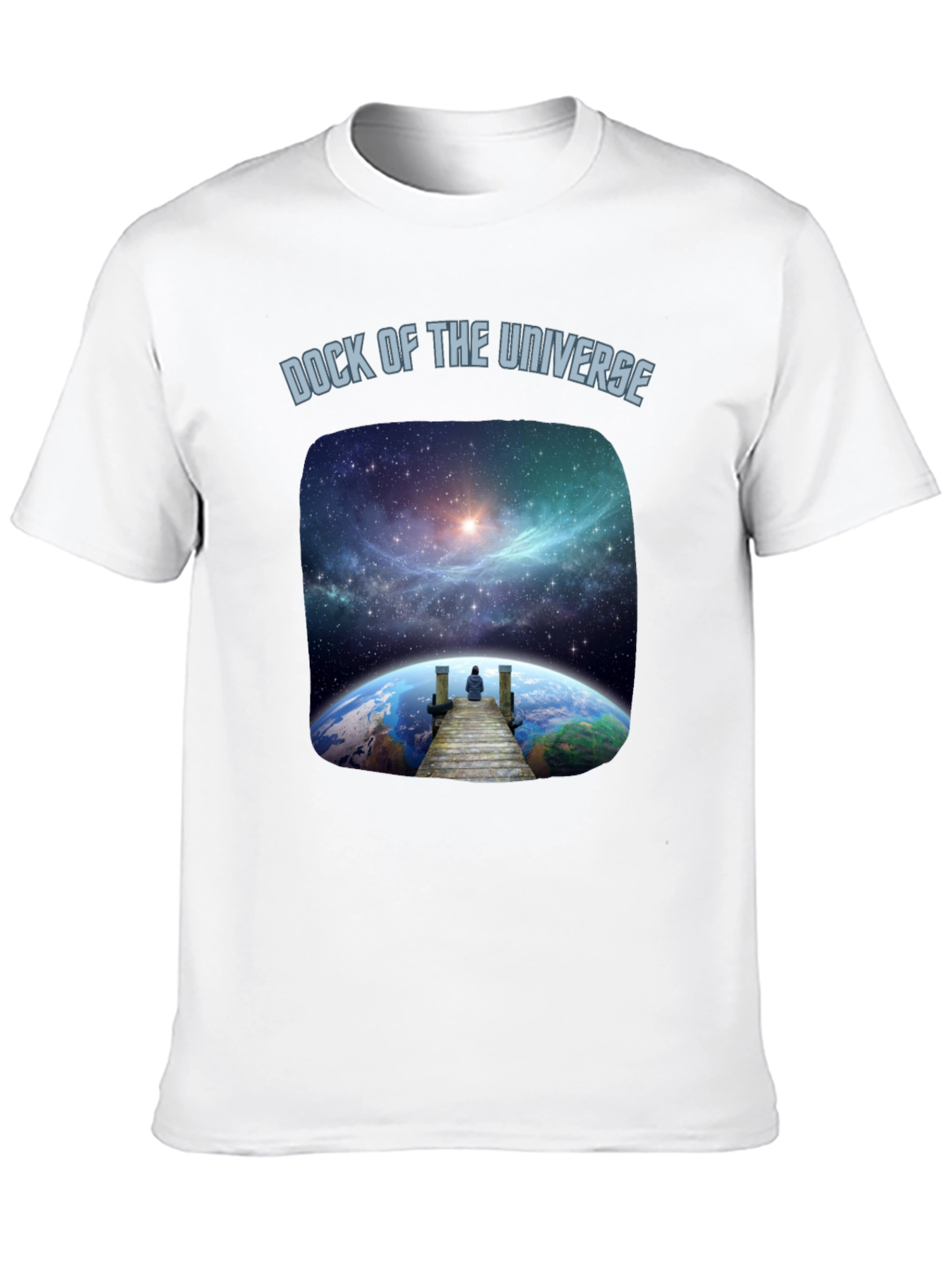 Black Dock of the Universe Graphic T-Shirt - Cosmic Dreams view 10