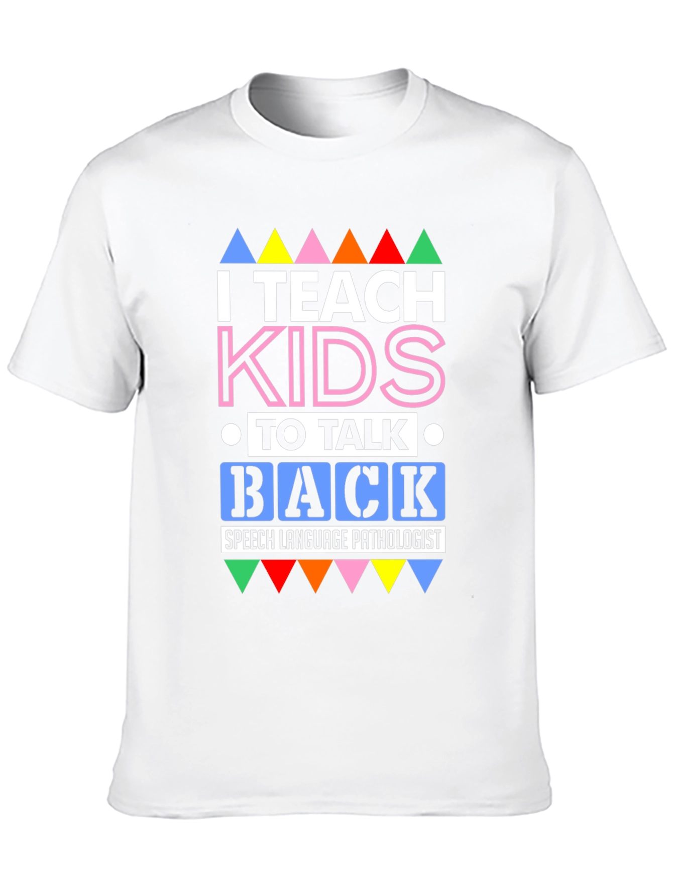 Black I Teach Kids to Talk Back T-Shirt view 10