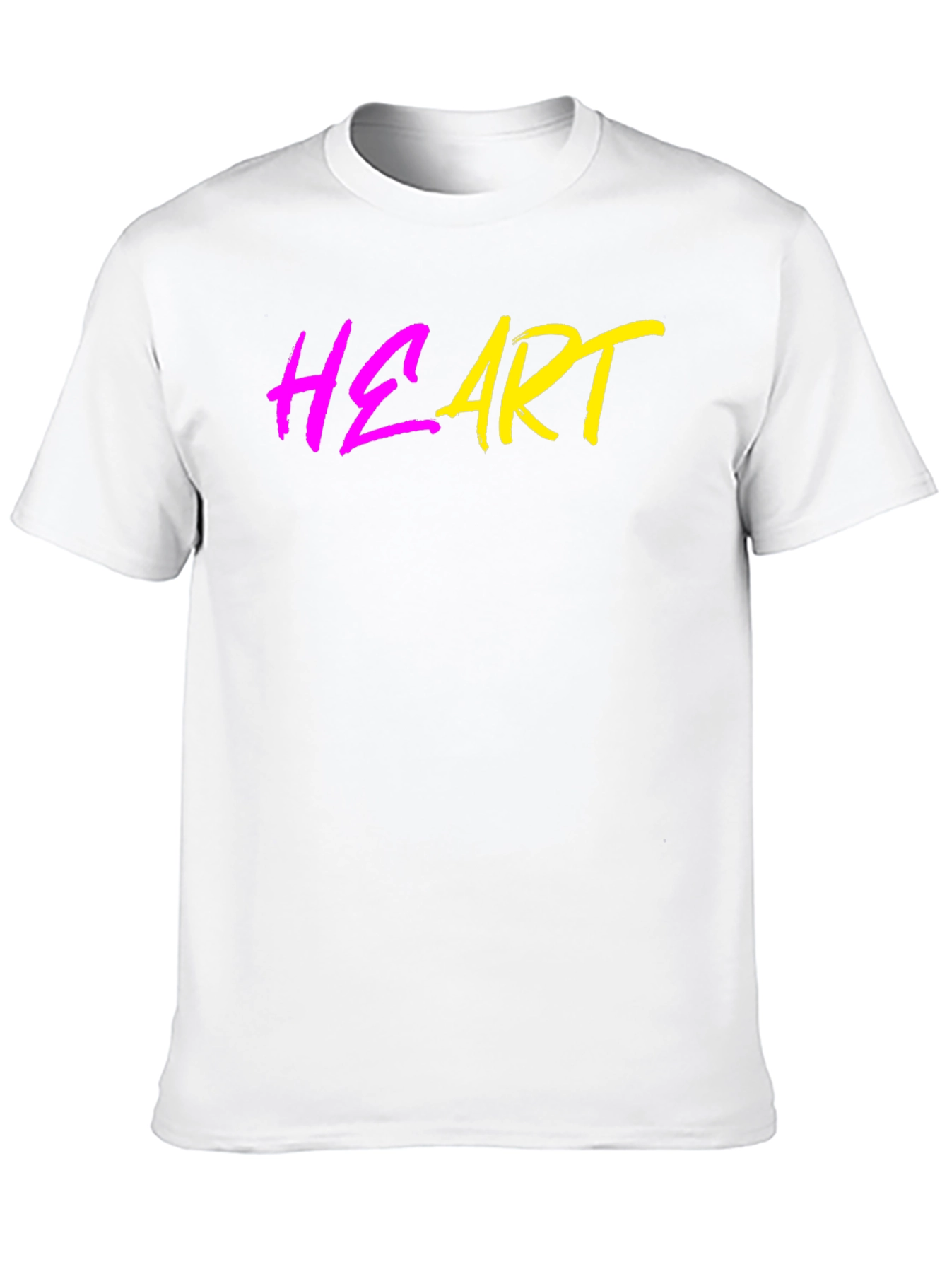 Black Heart Graphic Black Tee - Trendy Casual Wear view 10