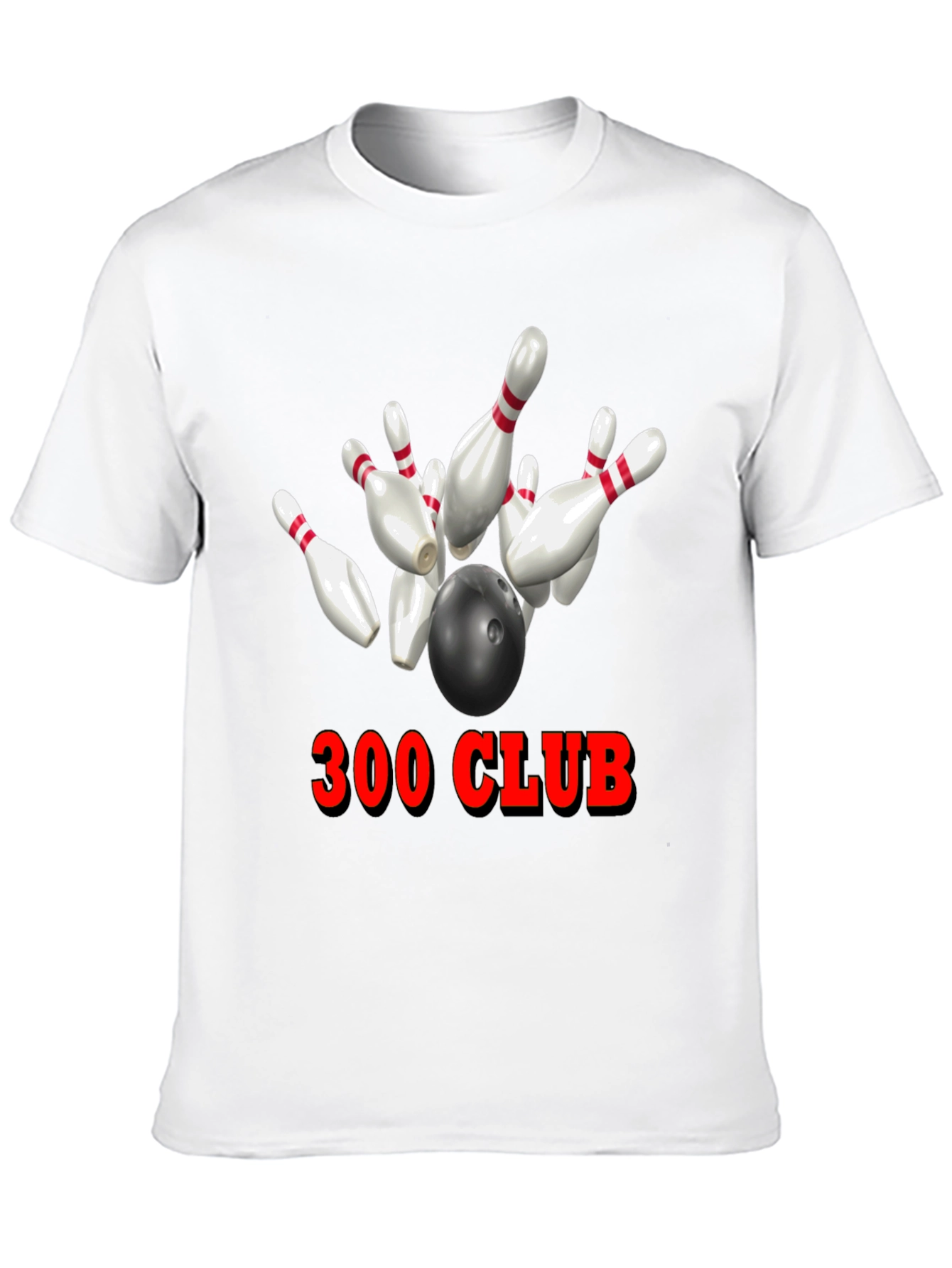 Black 300 Club Bowling T-Shirt view 10