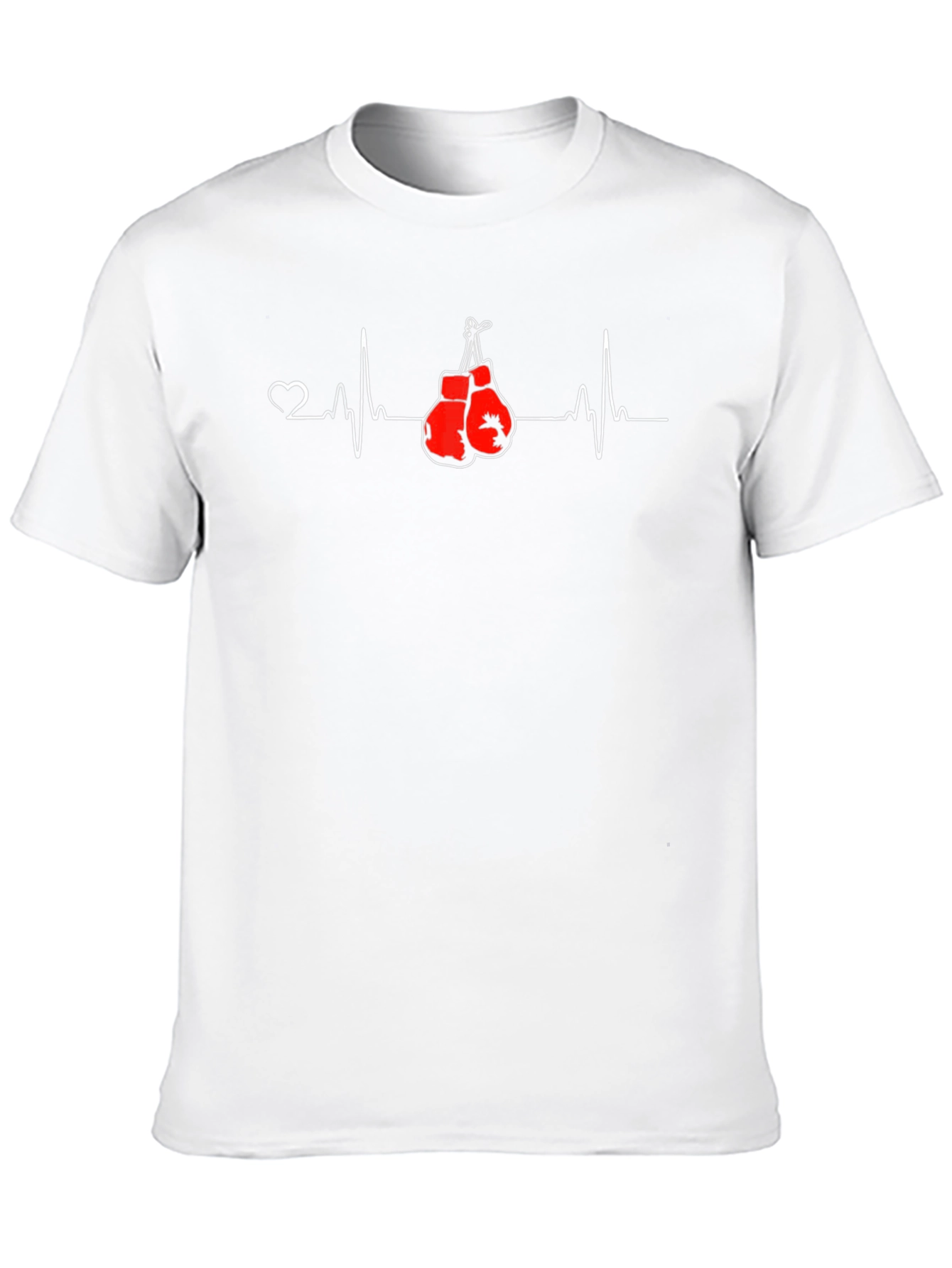 Black Boxing Heartbeat T-Shirt - Stylish Graphic Tee view 10