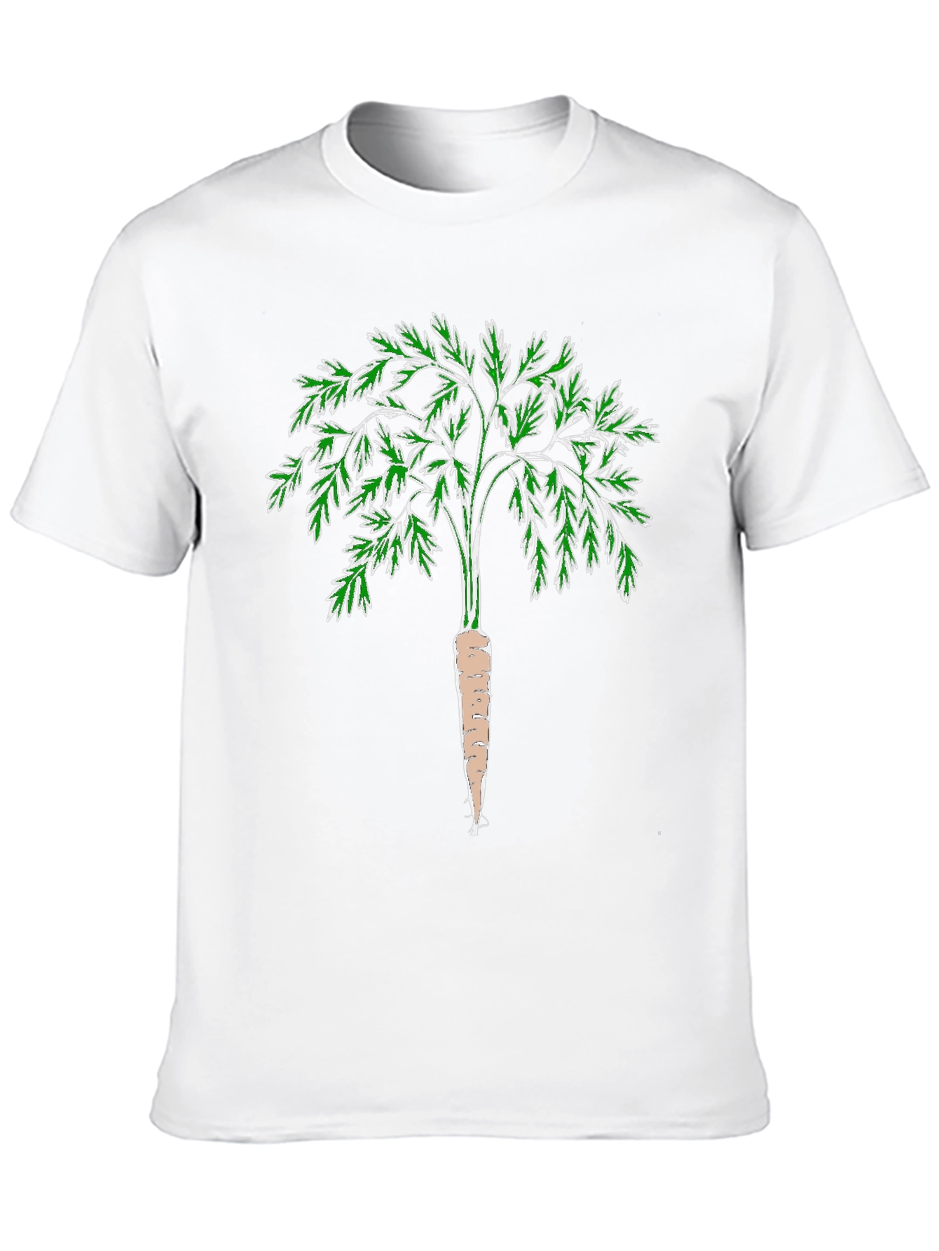 Black Carrot Tree Graphic T-Shirt - Black Cotton Blend view 10