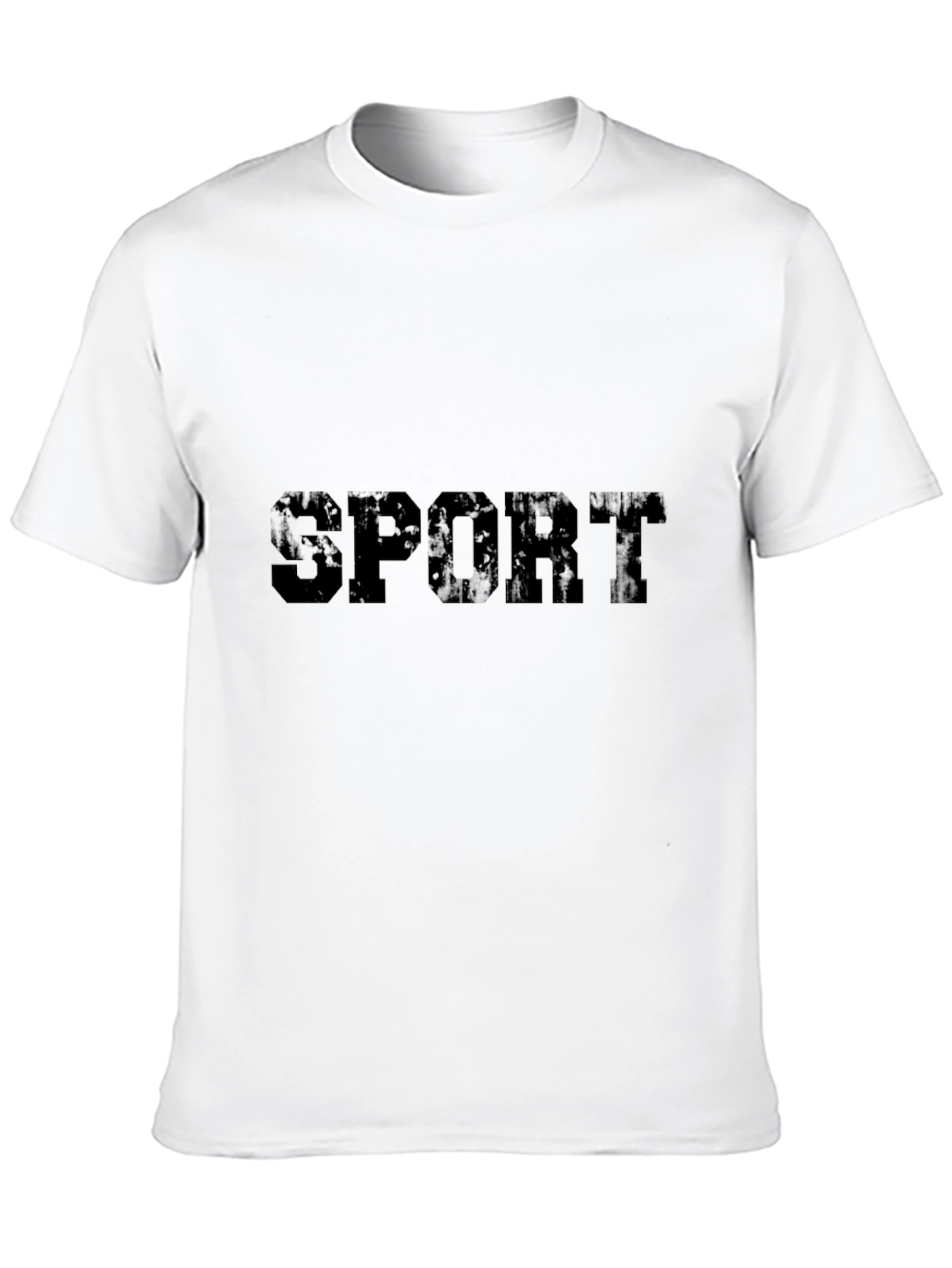 Men's Black "SPORT" Graphic T-Shirt - 10