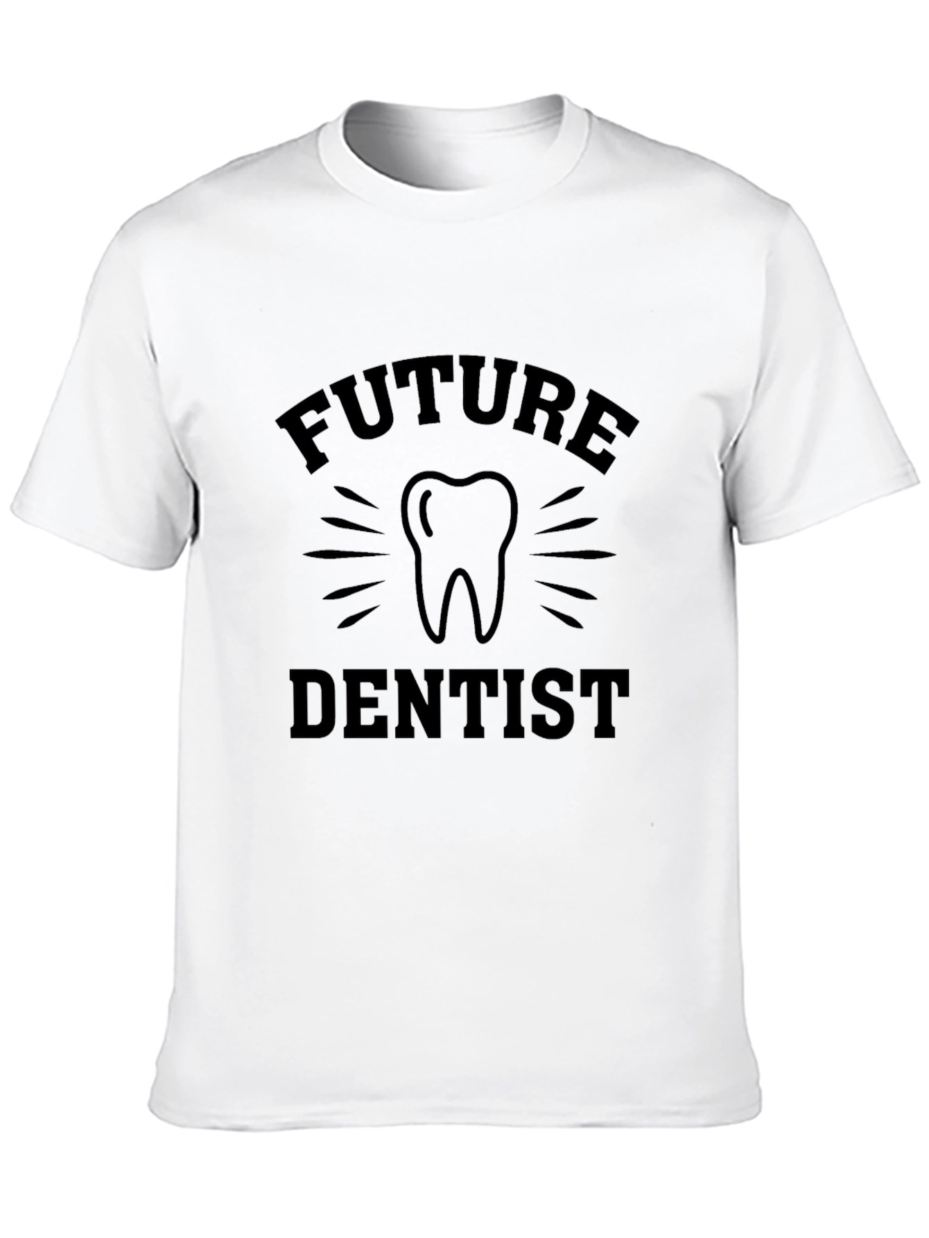 Black Future Dentist T-Shirt - Dental Student Gift view 10