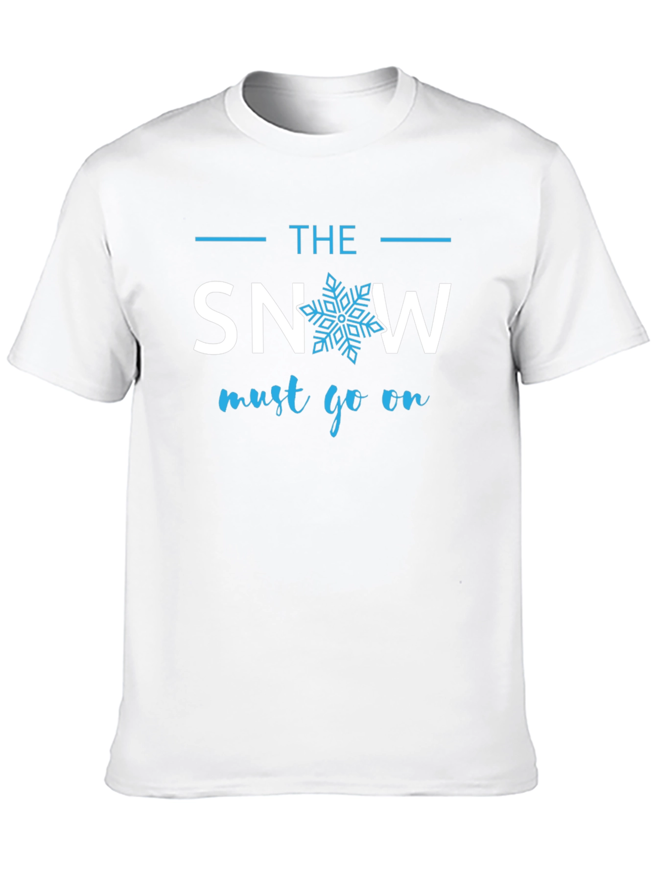 Black The Snow Must Go On Graphic Tee - Cotton Blend view 10