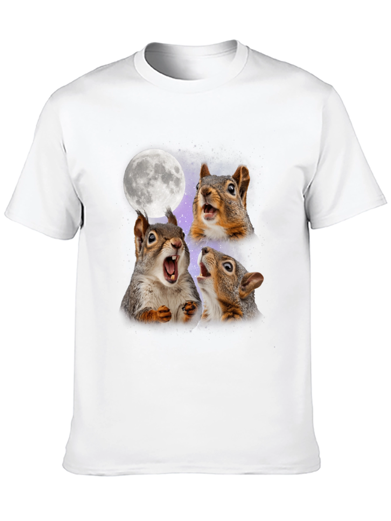 Black Squirrel Moon Howl T-Shirt view 10
