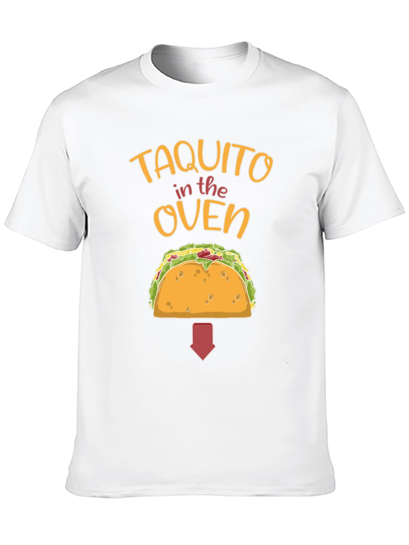 Taquito in the Oven Pregnancy Announcement T-Shirt - 10