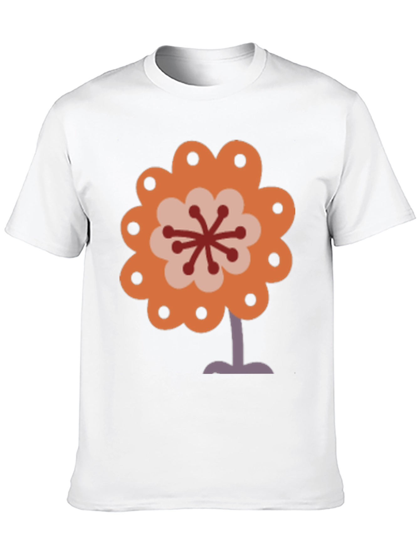 Black Retro Flower Power Graphic Tee - Black view 10