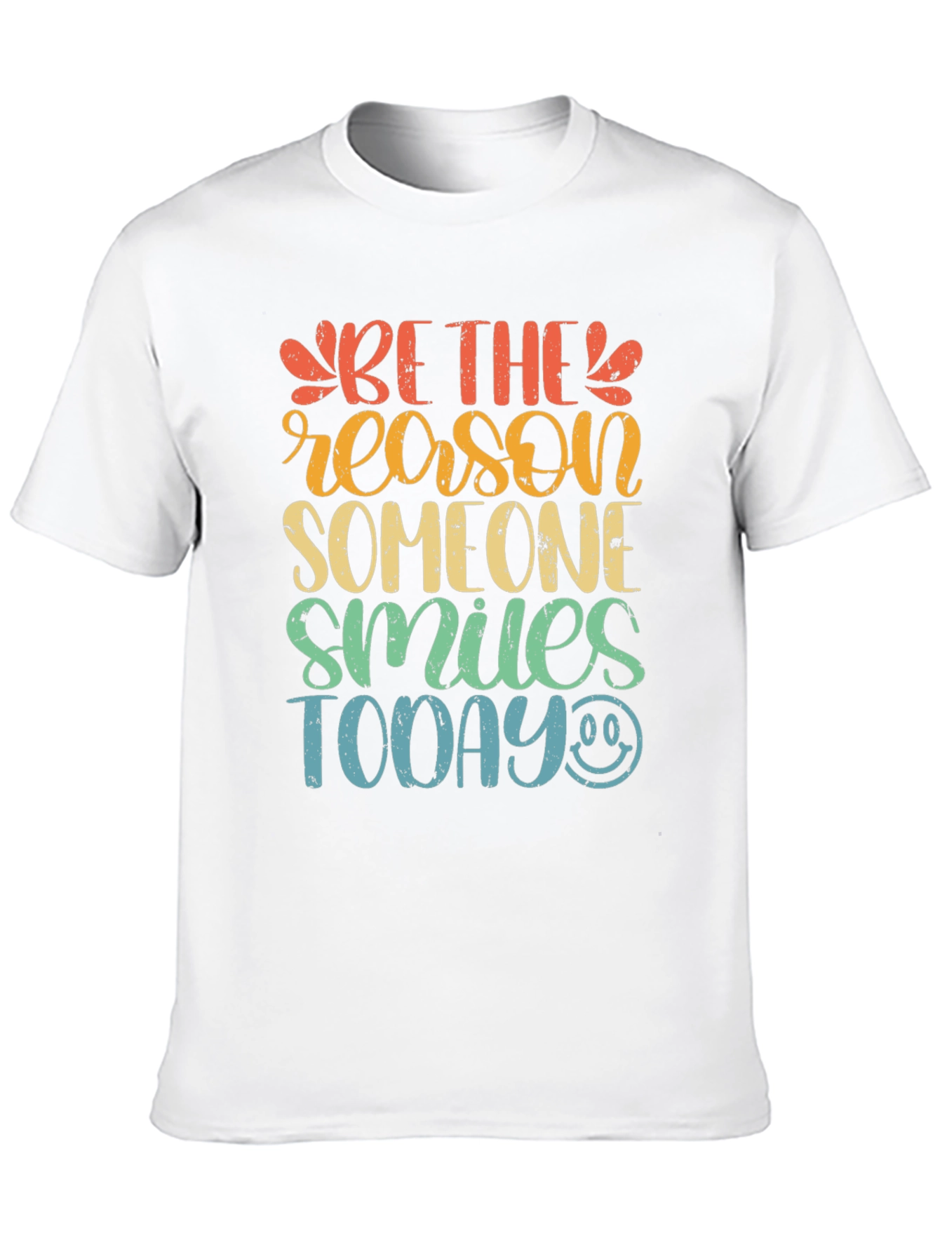 Black Be the Reason Someone Smiles Today Graphic Tee view 10