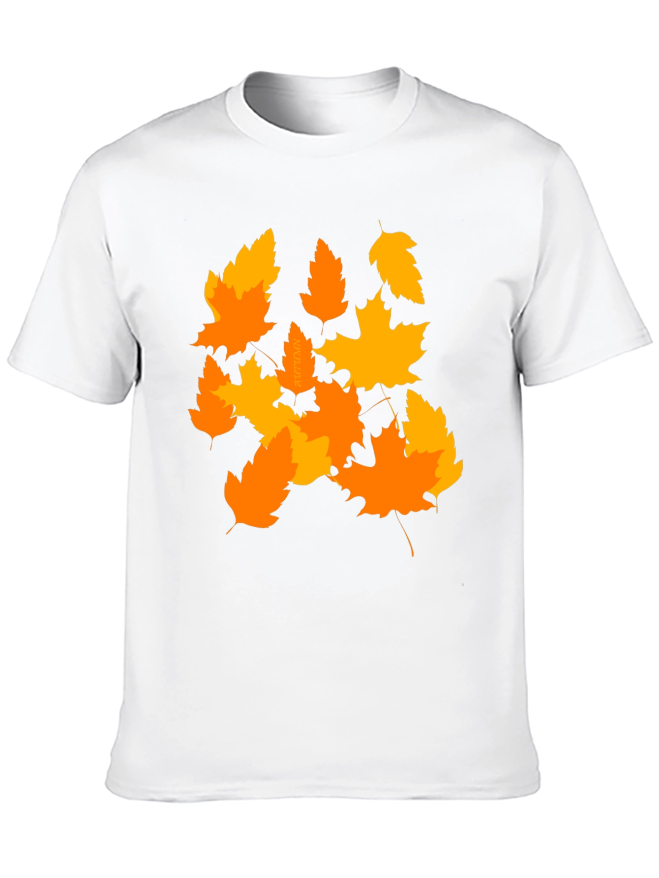 Black Autumn Leaves Graphic Tee - Stylish Fall Fashion view 10