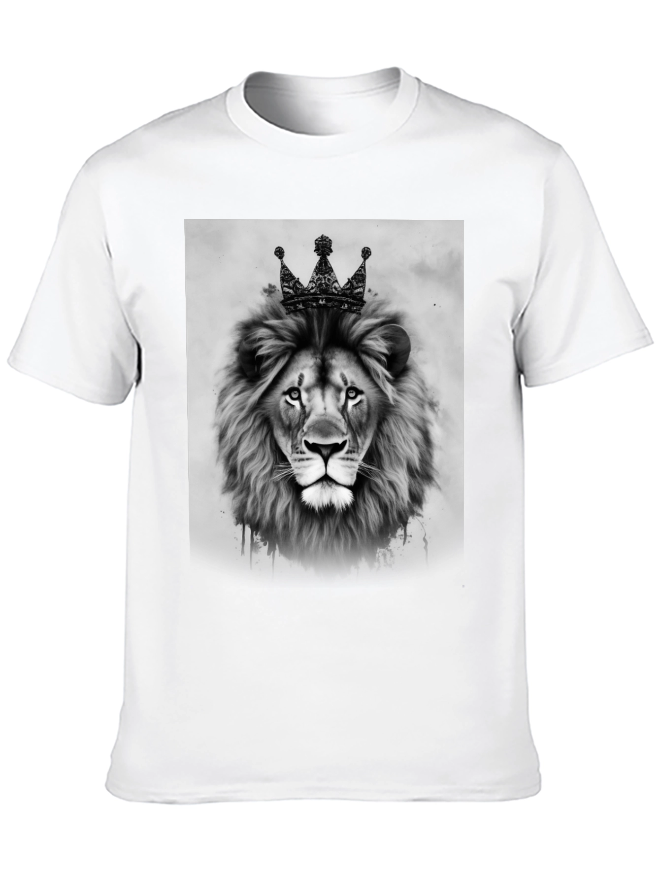 Black Lion King Graphic Tee - Black Unisex T-Shirt view 10
