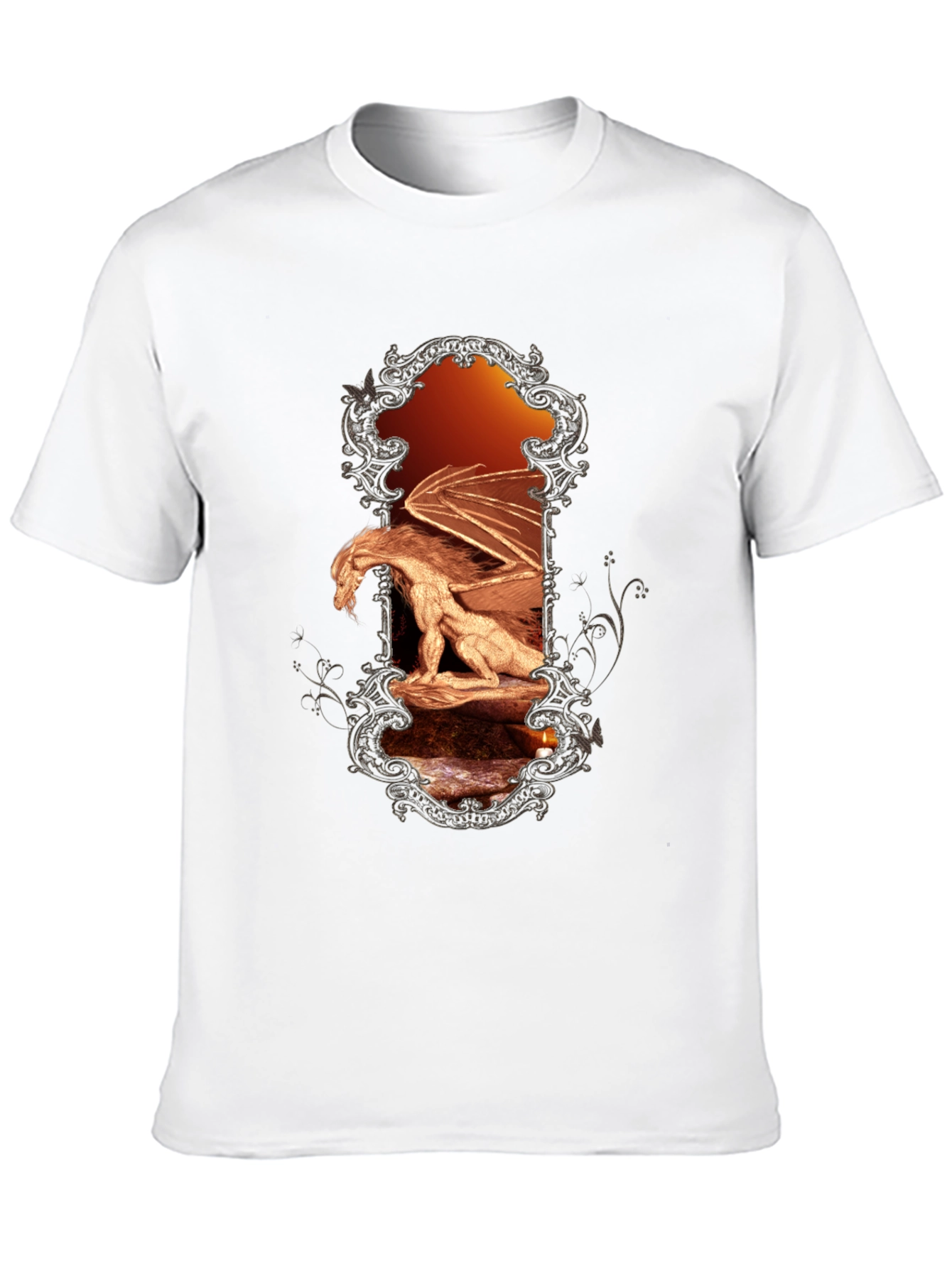 Black Dragon Graphic Black T-Shirt view 10